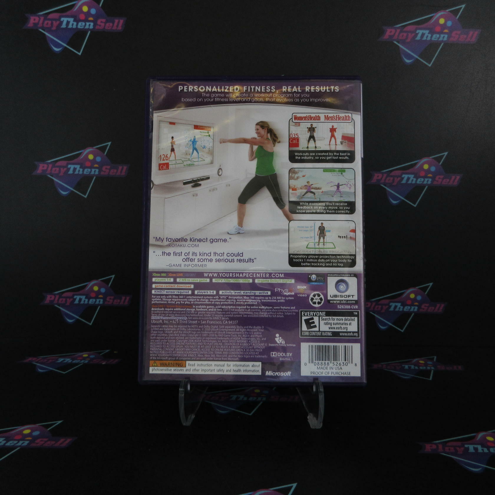 Your Shape Fitness Evolved Xbox 360 MD Complete CIB - Very Good