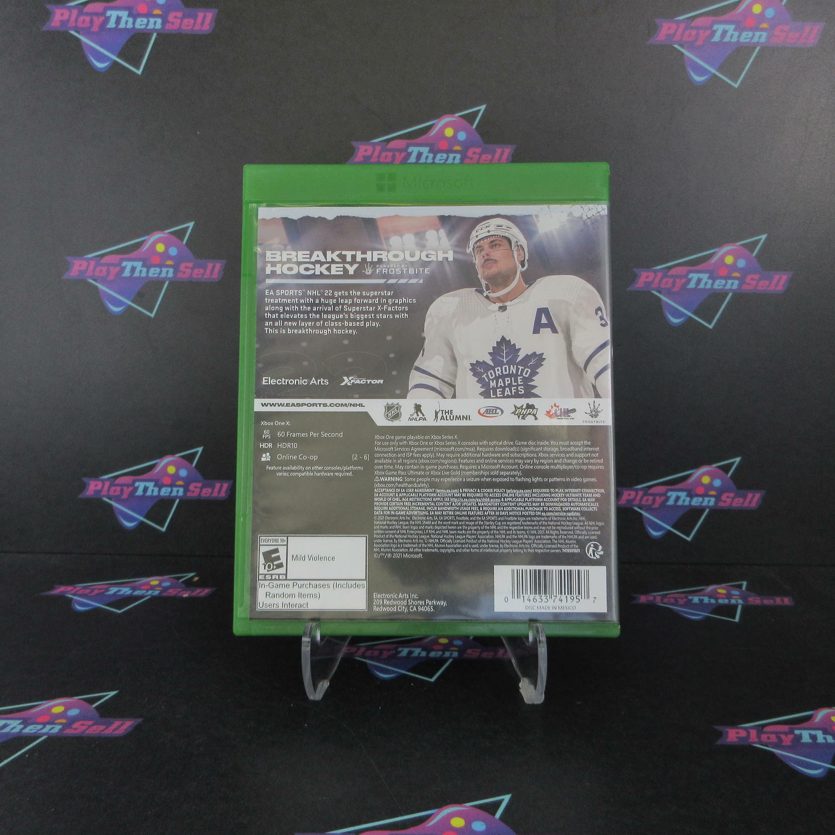NHL 22 Xbox One AD Complete CIB - Very Good