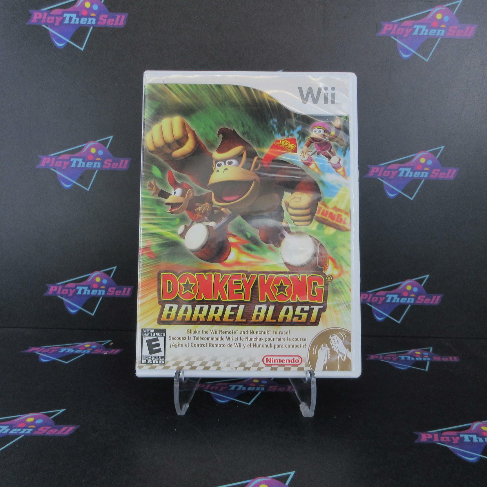 Donkey Kong Barrel Blast Nintendo Wii AD Complete CIB - Very Good