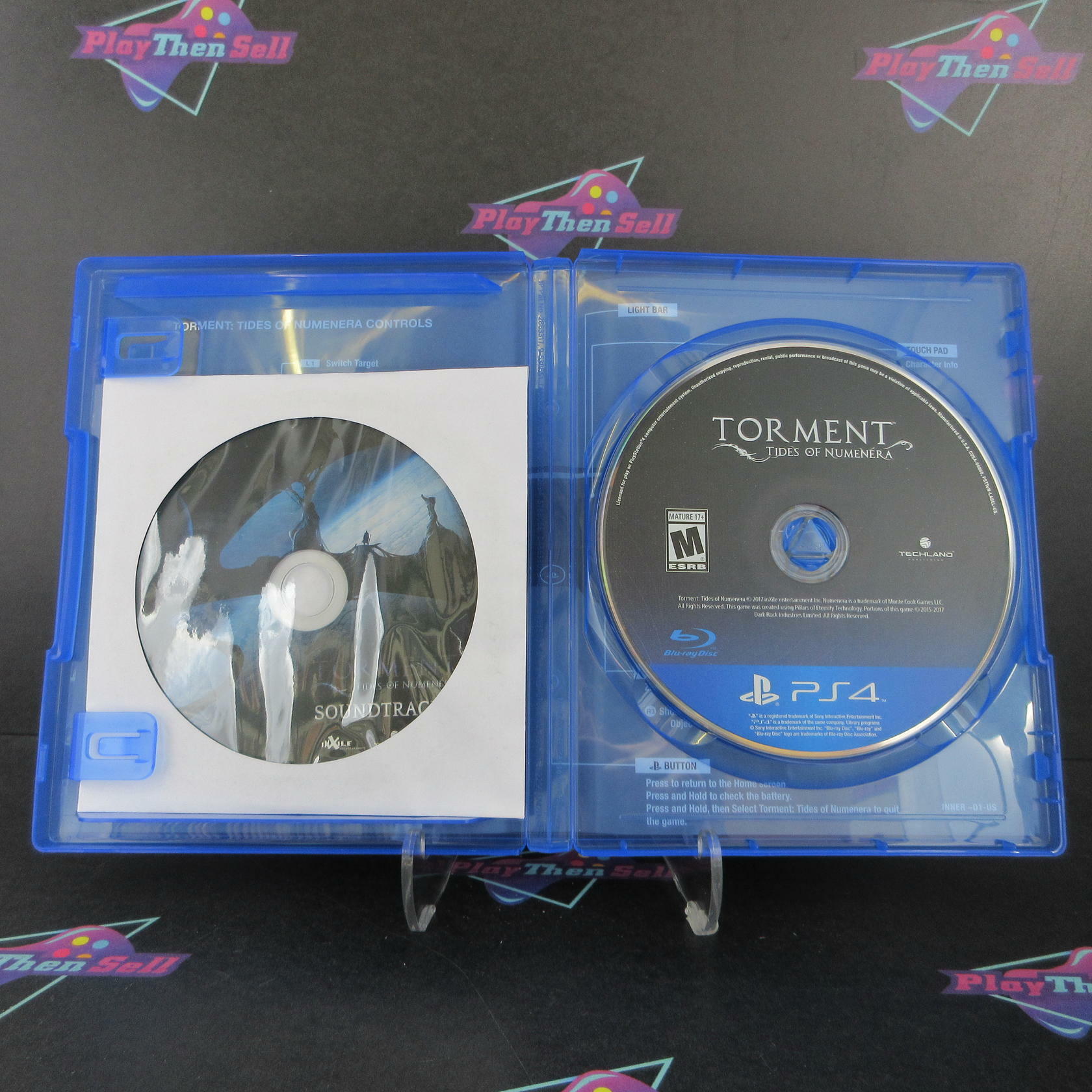 Torment Tides Of Numenera Day One Edition PS4 PlayStation 4 AD + SoundTrack CIB - Very Good
