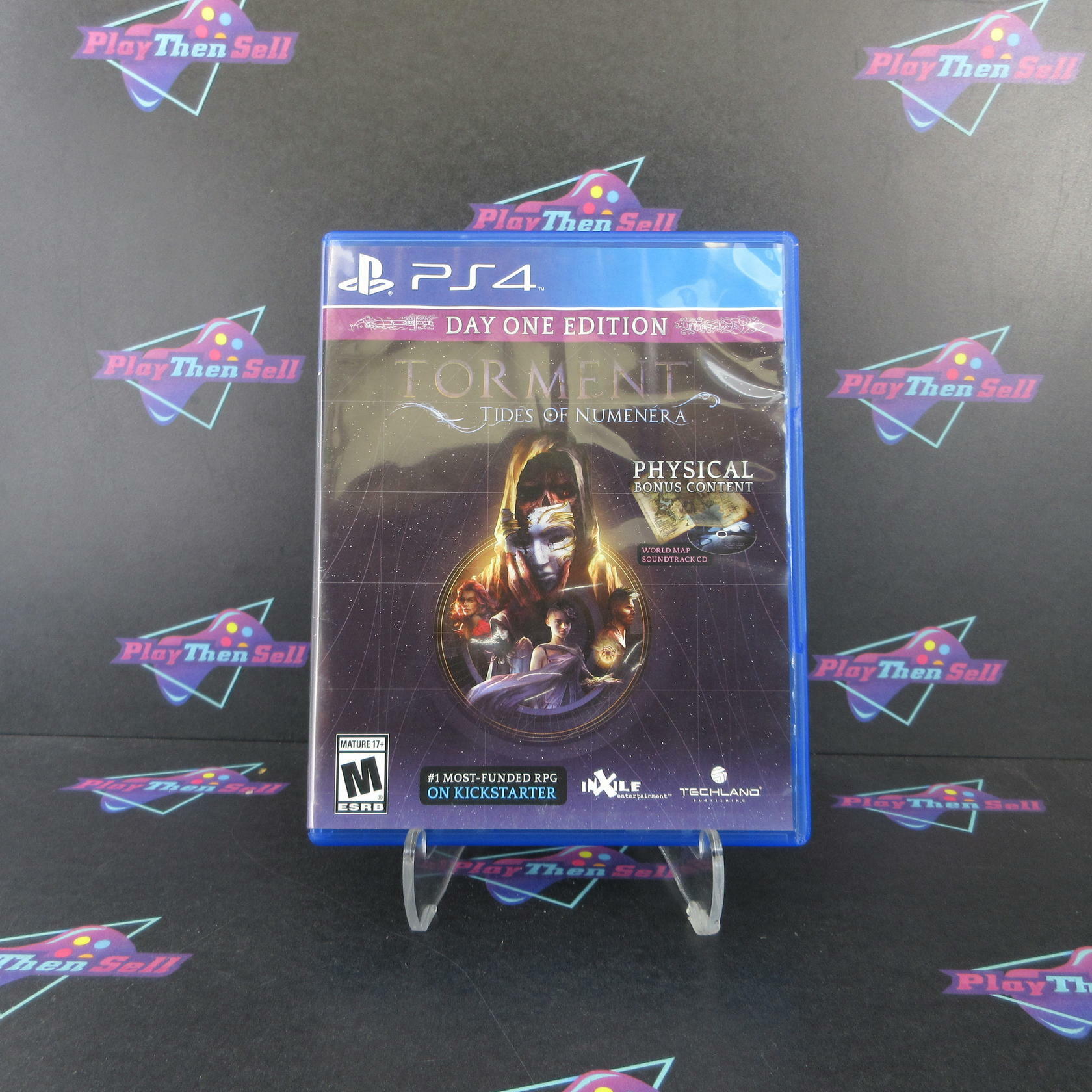 Torment Tides Of Numenera Day One Edition PS4 PlayStation 4 AD + SoundTrack CIB - Very Good