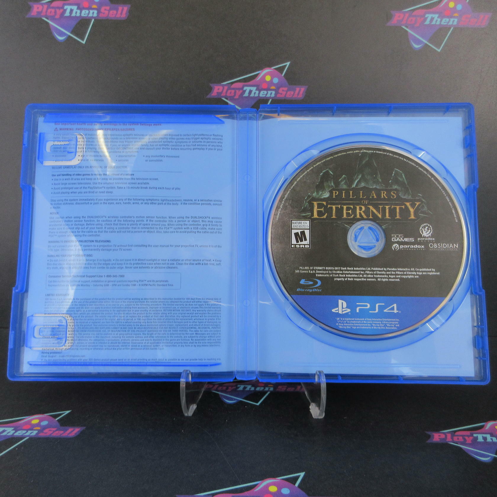 Pillars of Eternity Complete Edition PS4 PlayStation 4 AD Complete CIB - Very Good