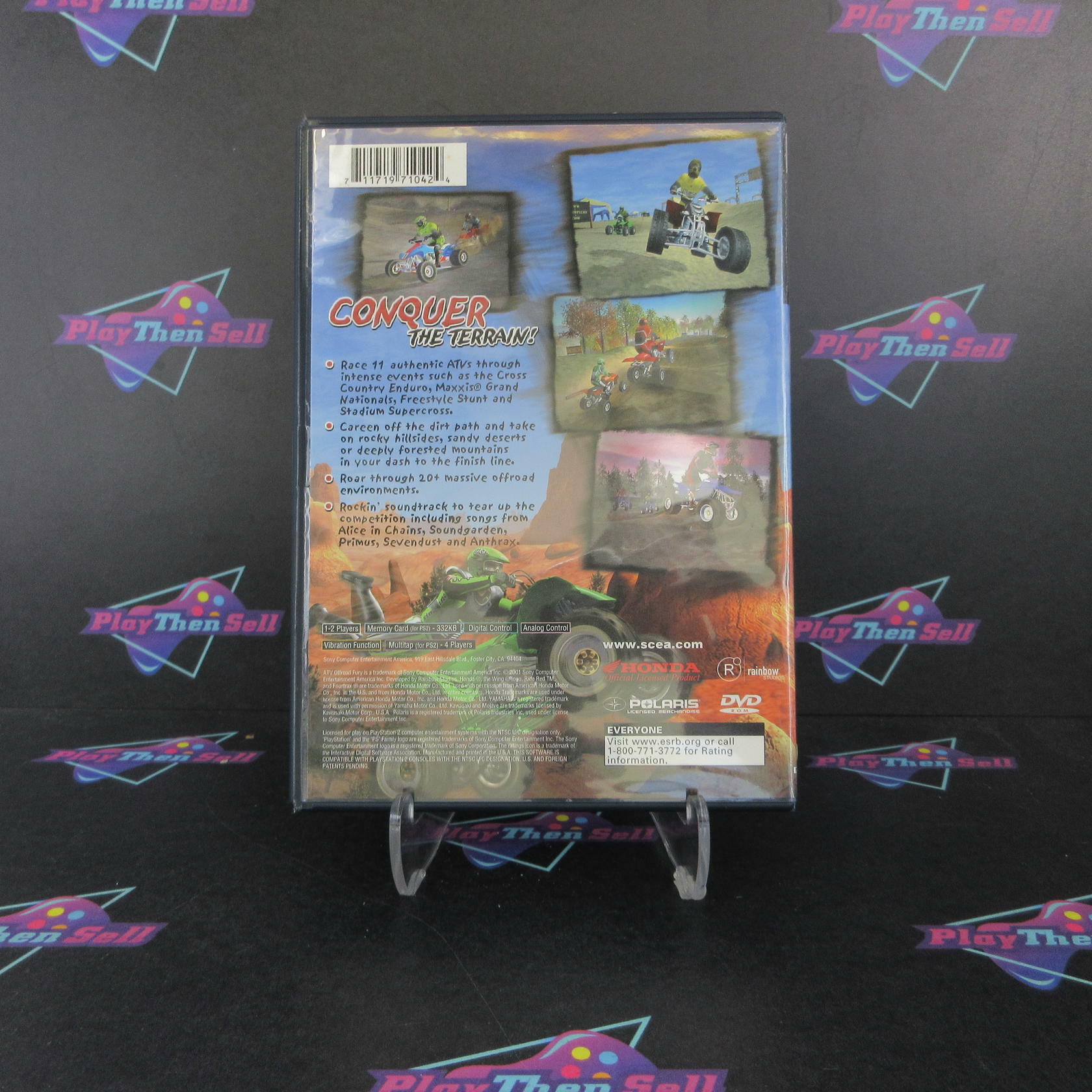 ATV Offroad Fury PS2 PlayStation 2 + Reg Card Complete - Excellent