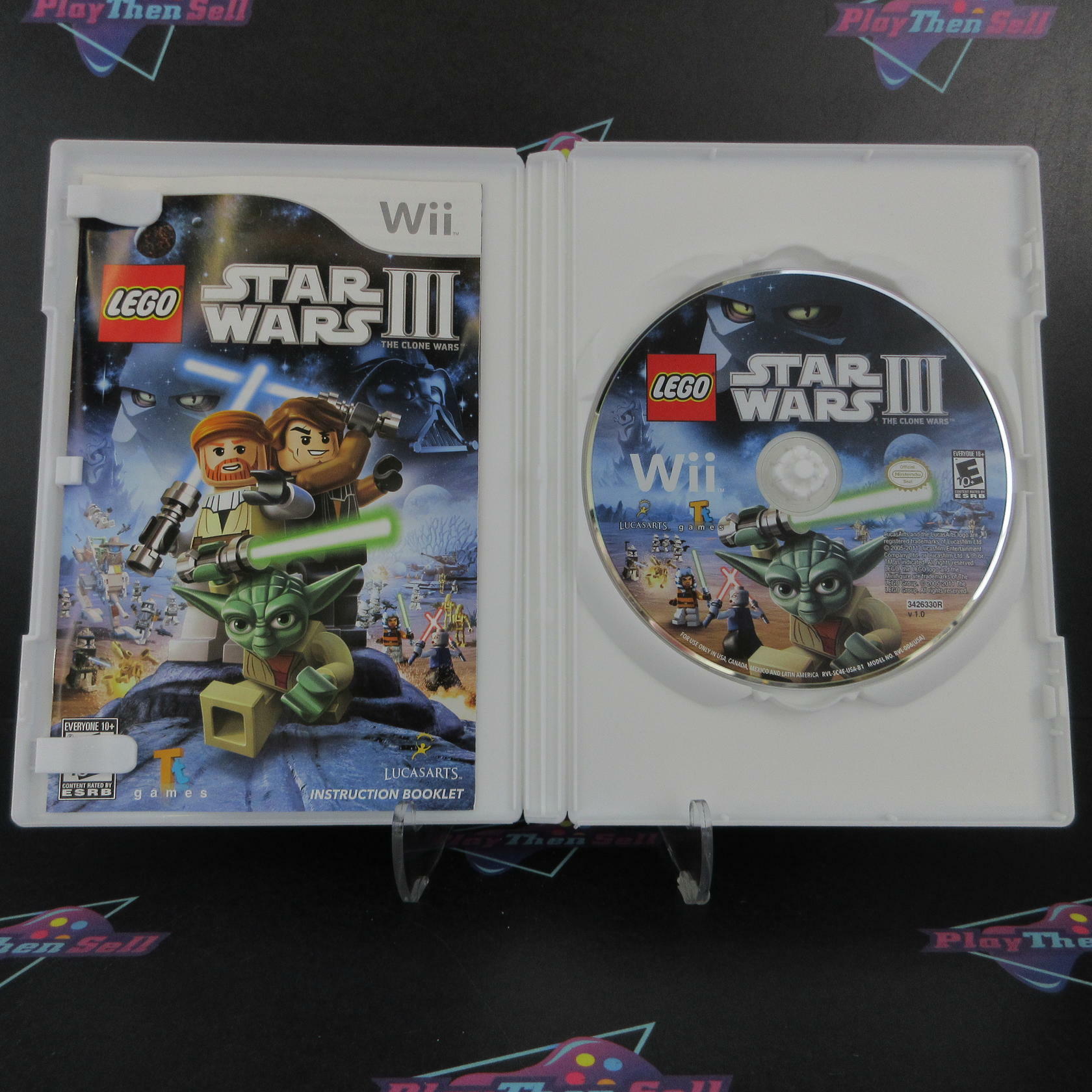Lego Star Wars III the Clone Wars Nintendo Wii Complete - Excellent