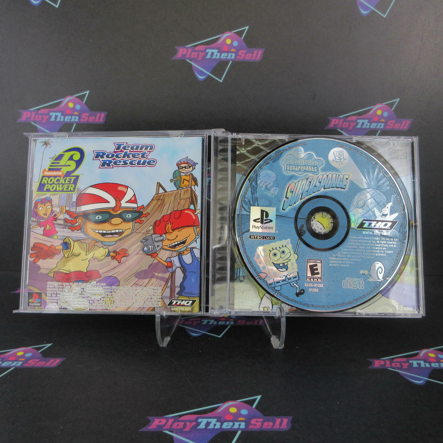 SpongeBob SquarePants SuperSponge PS1 PlayStation 1 Complete - Excellent