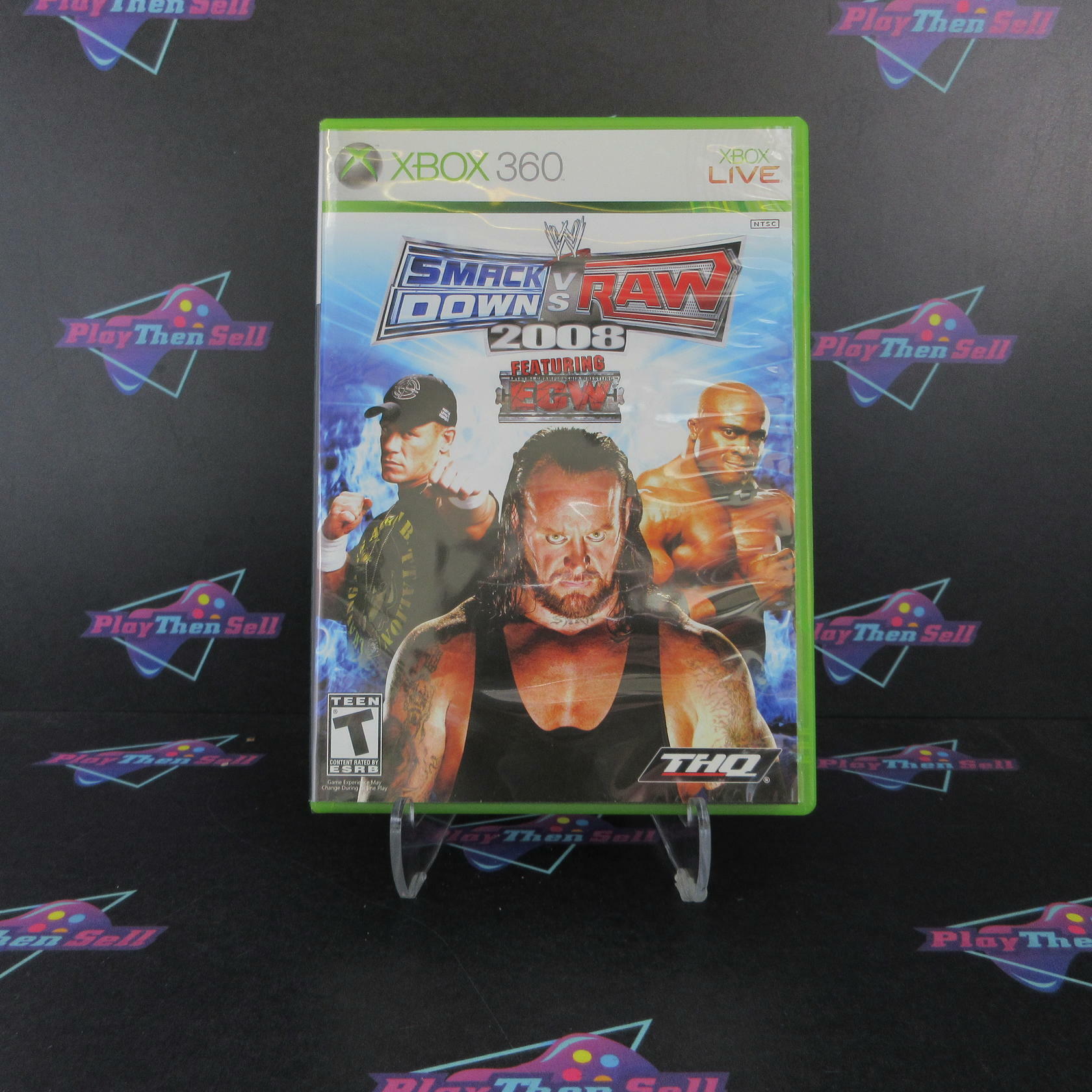WWE SmackDown vs. Raw 2008 Xbox 360 Complete - Excellent