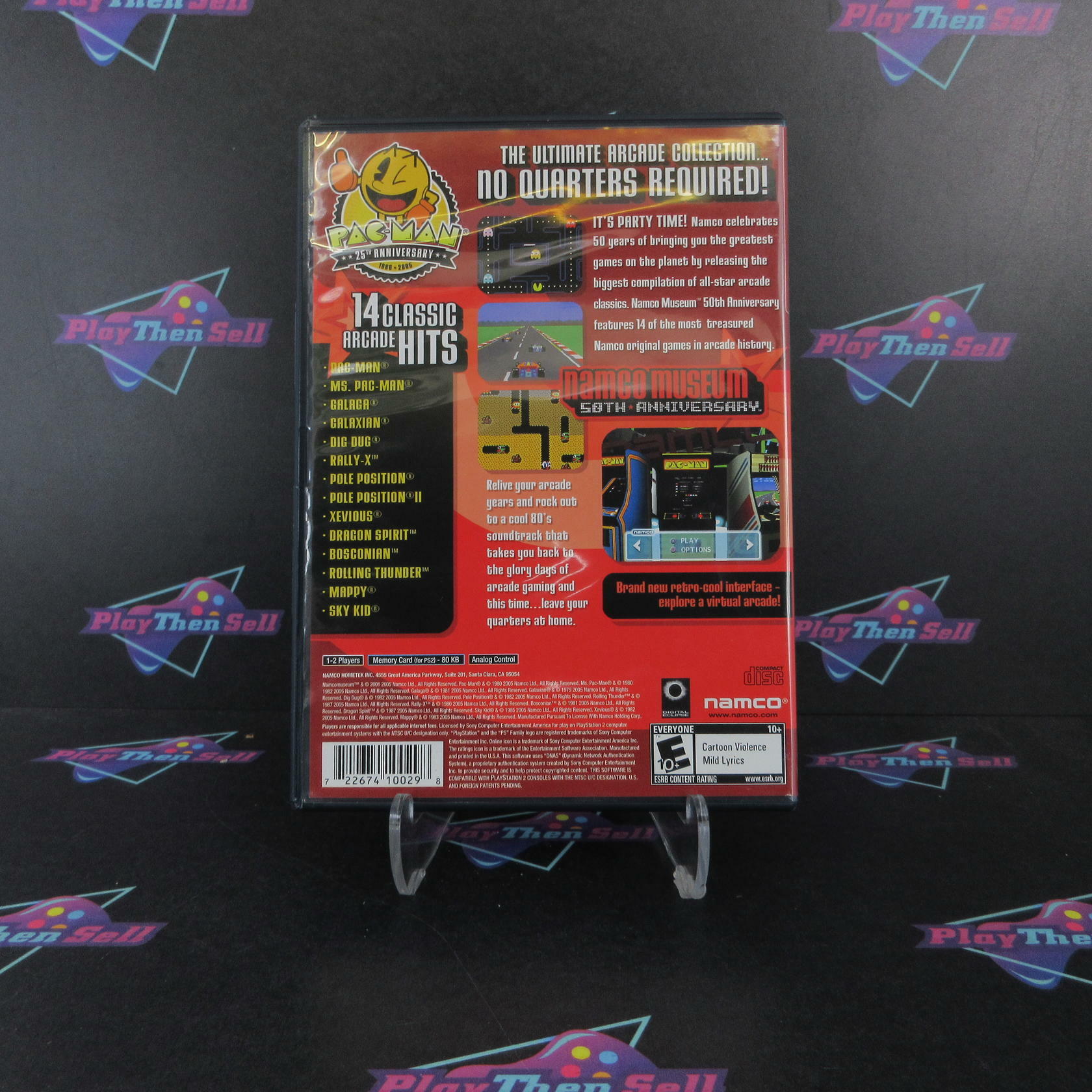 Namco Museum 50th Anniversary PS2 PlayStation 2 GH Complete - Excellent