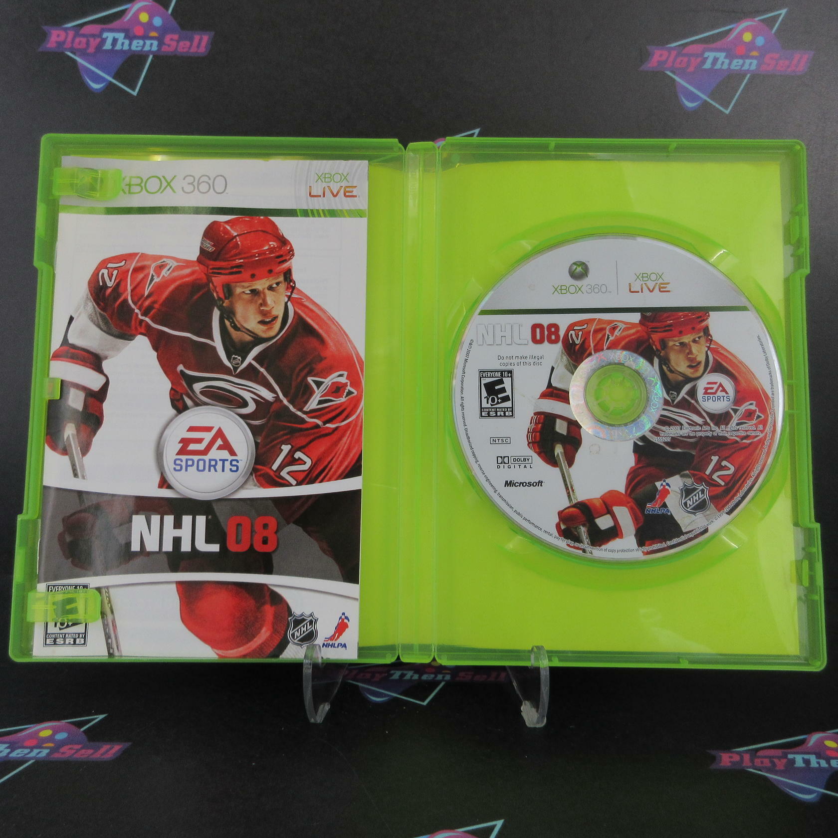 NHL 08 Xbox 360 AD Complete CIB - Very Good