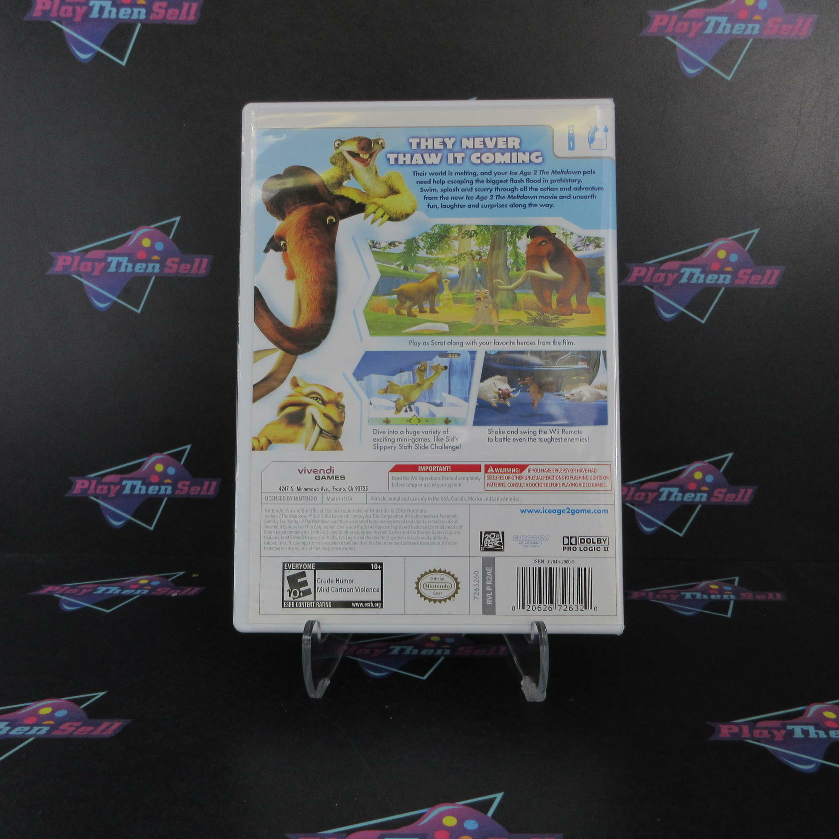 Ice Age 2 The Meltdown Nintendo Wii Complete - Excellent