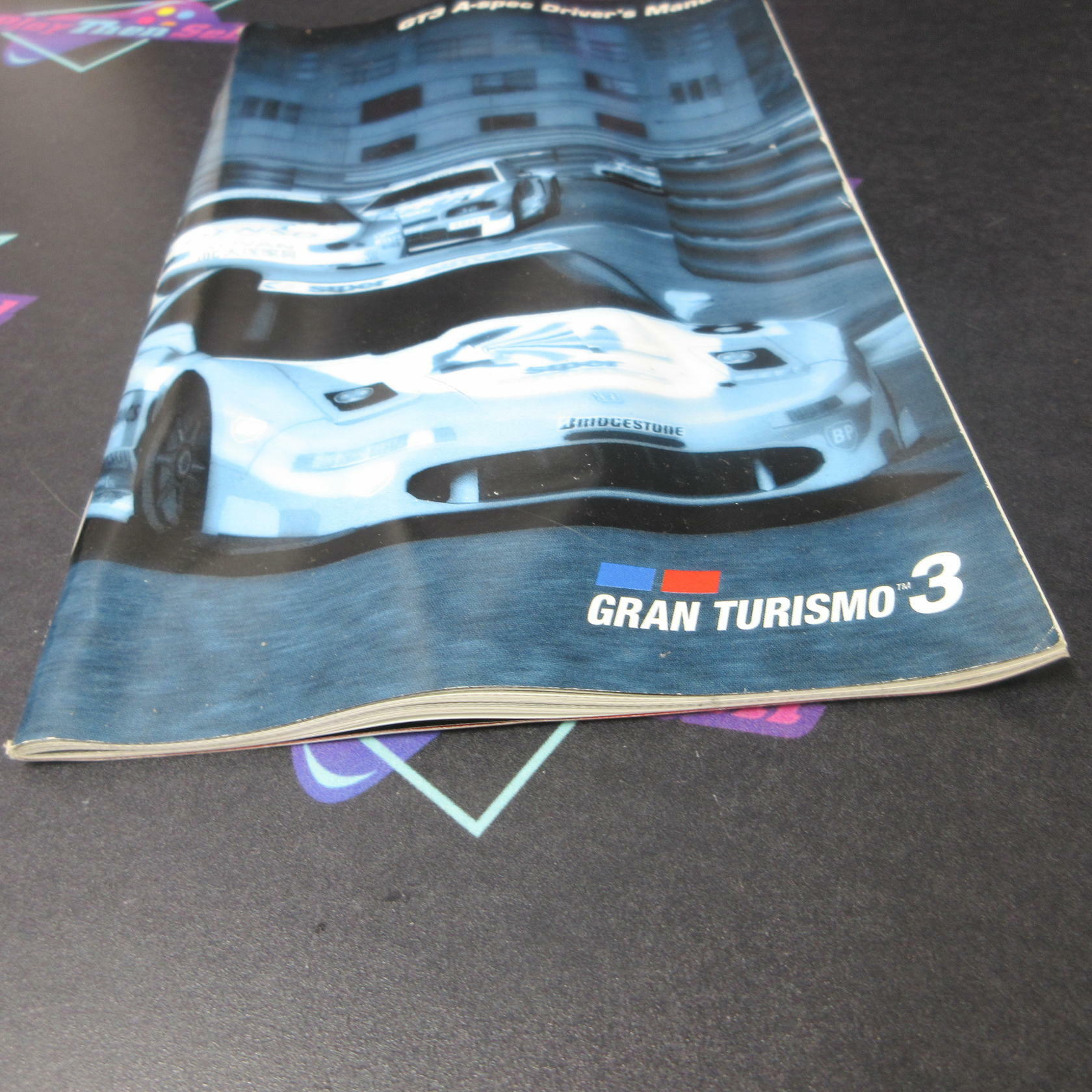Gran Turismo 3 A-spec Red Cover PS2 PlayStation 2 AD/MD/DD Complete CIB - Very Good