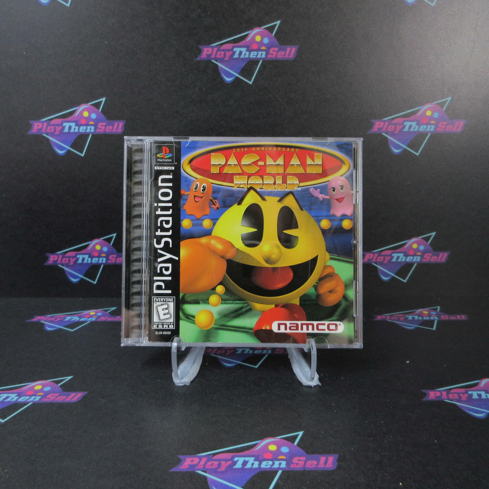 Pac-Man World + Reg Card PS1 PlayStation 1 MD Complete CIB - Very Good