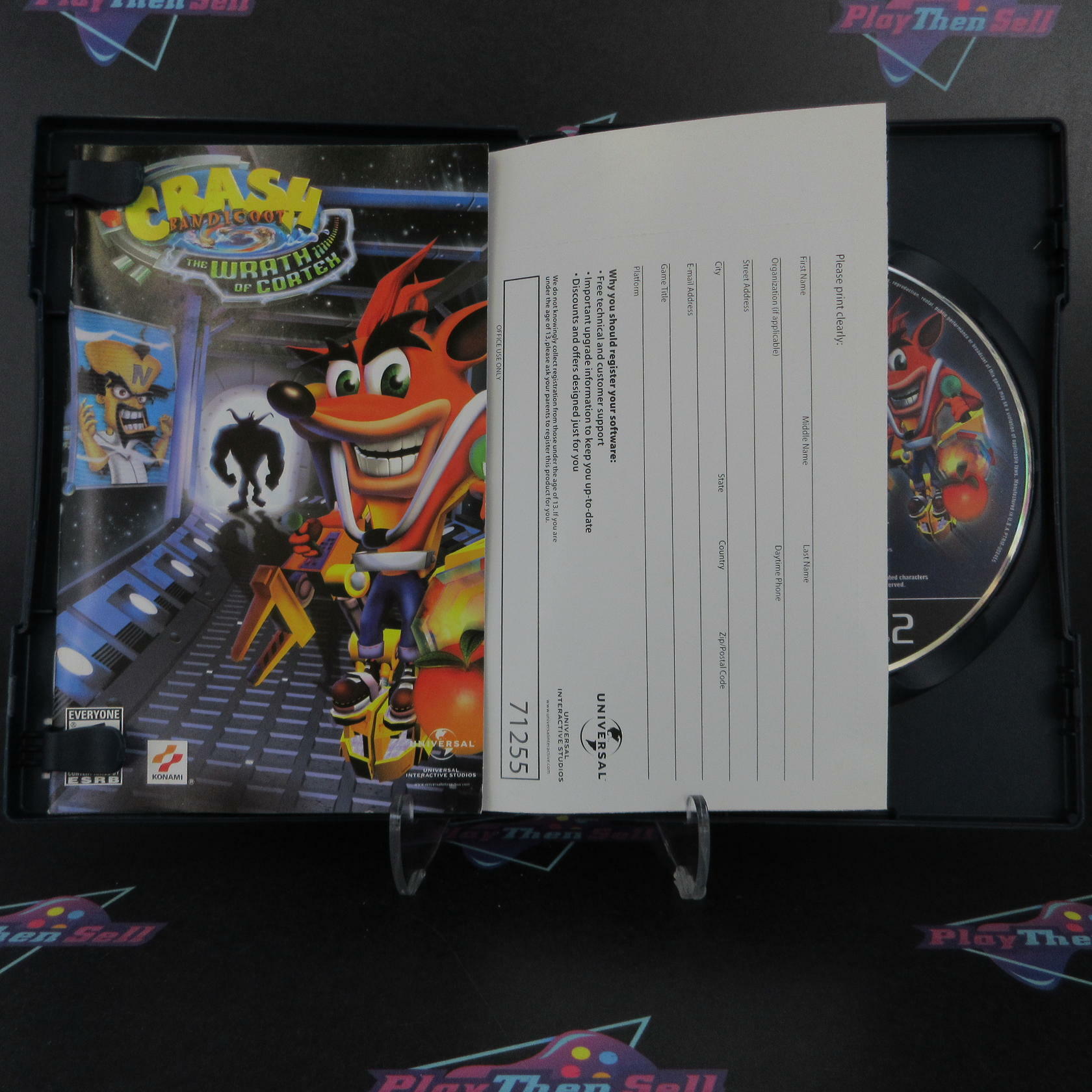 Crash Bandicoot The Wrath of Cortex PS2 PlayStation 2 + Reg Complete - Excellent