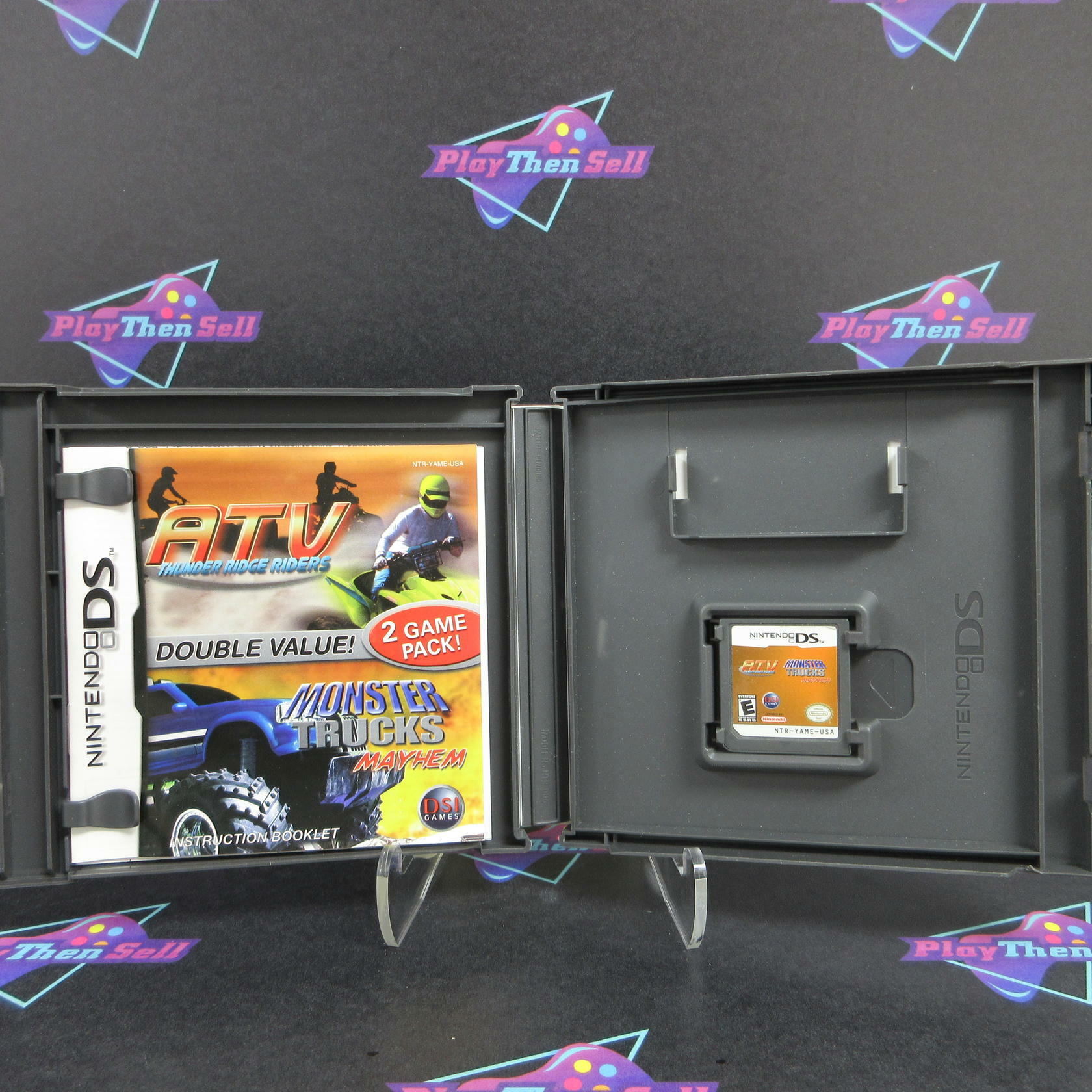 ATV Thunder Ridge Riders / Monster Trucks Mayhem DS - Like New
