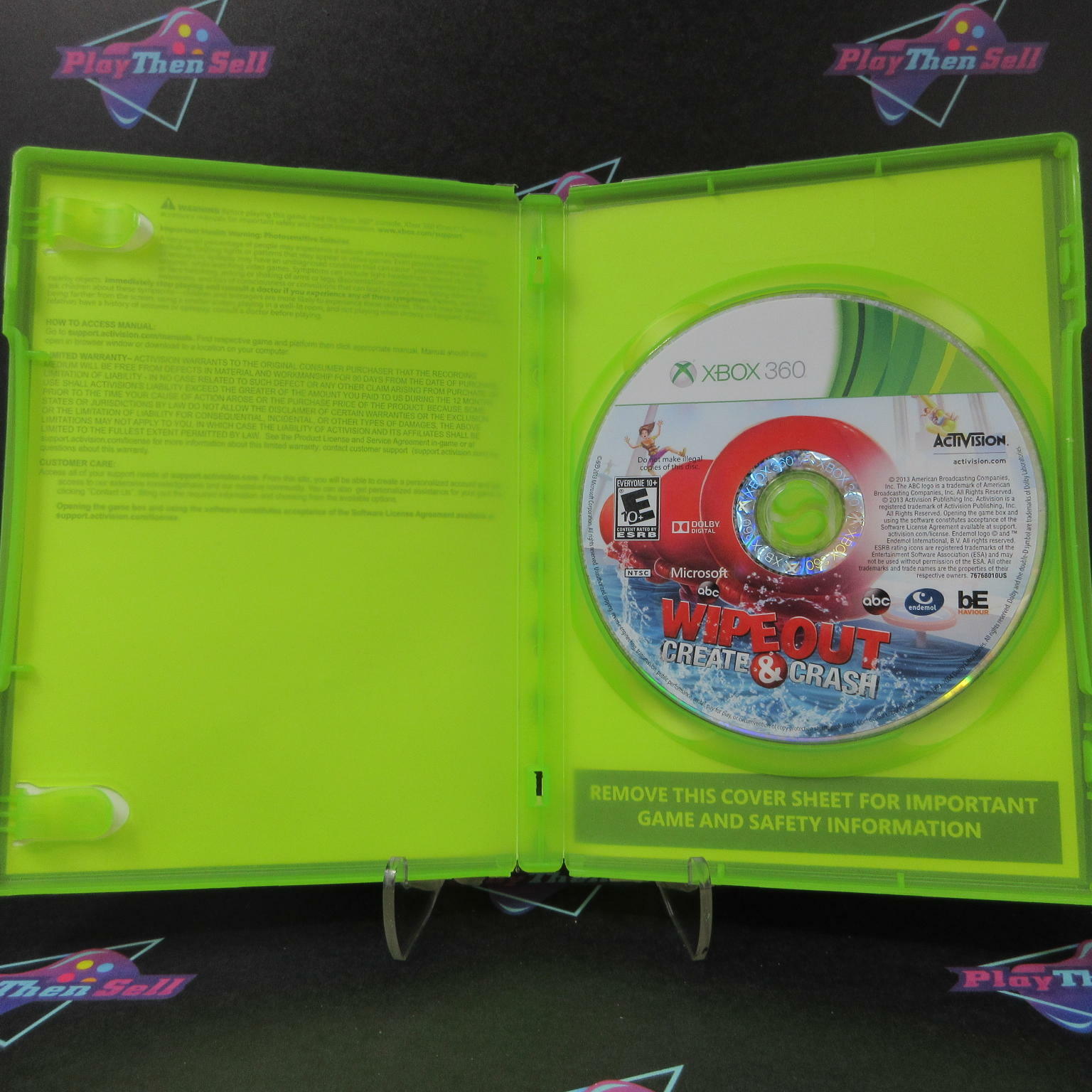 Wipeout Create & Crash Xbox 360 - Like New