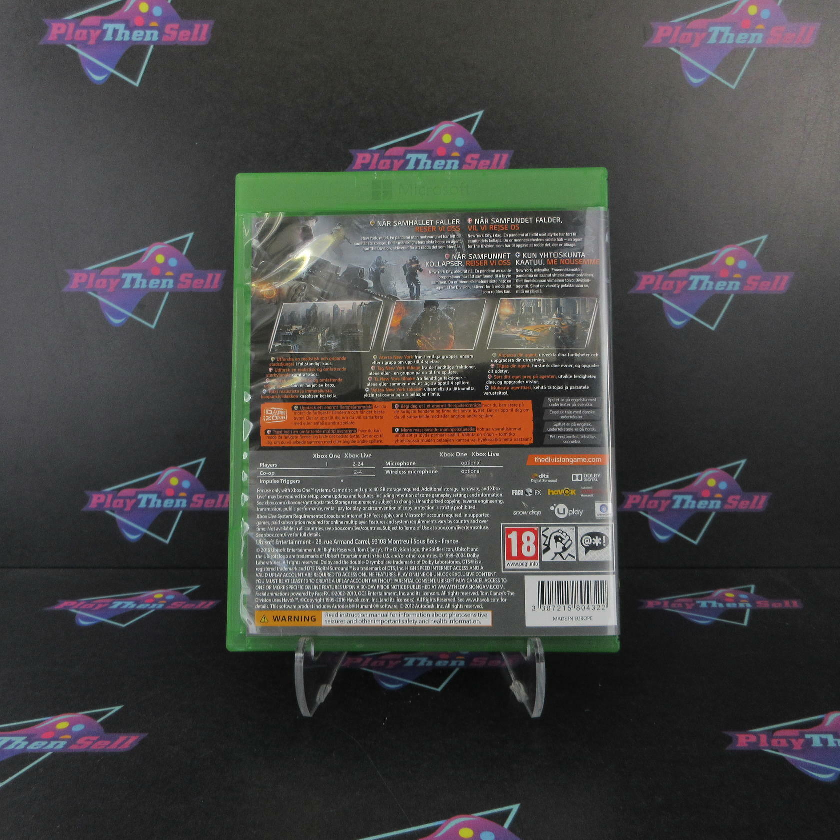 Tom Clancy's The Division Xbox One PAL - Like New