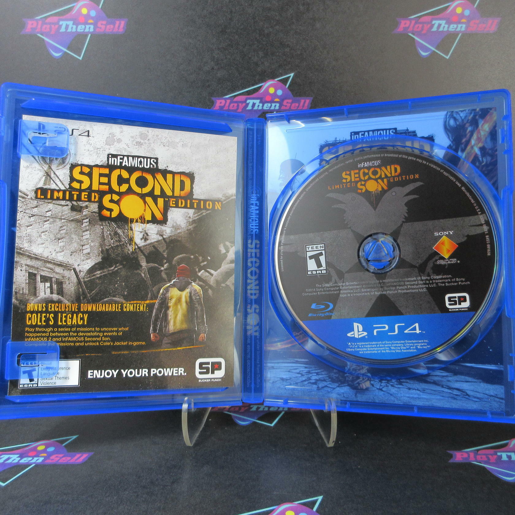 Infamous Second Son Limited Edition PS4 PlayStation 4 - Like New