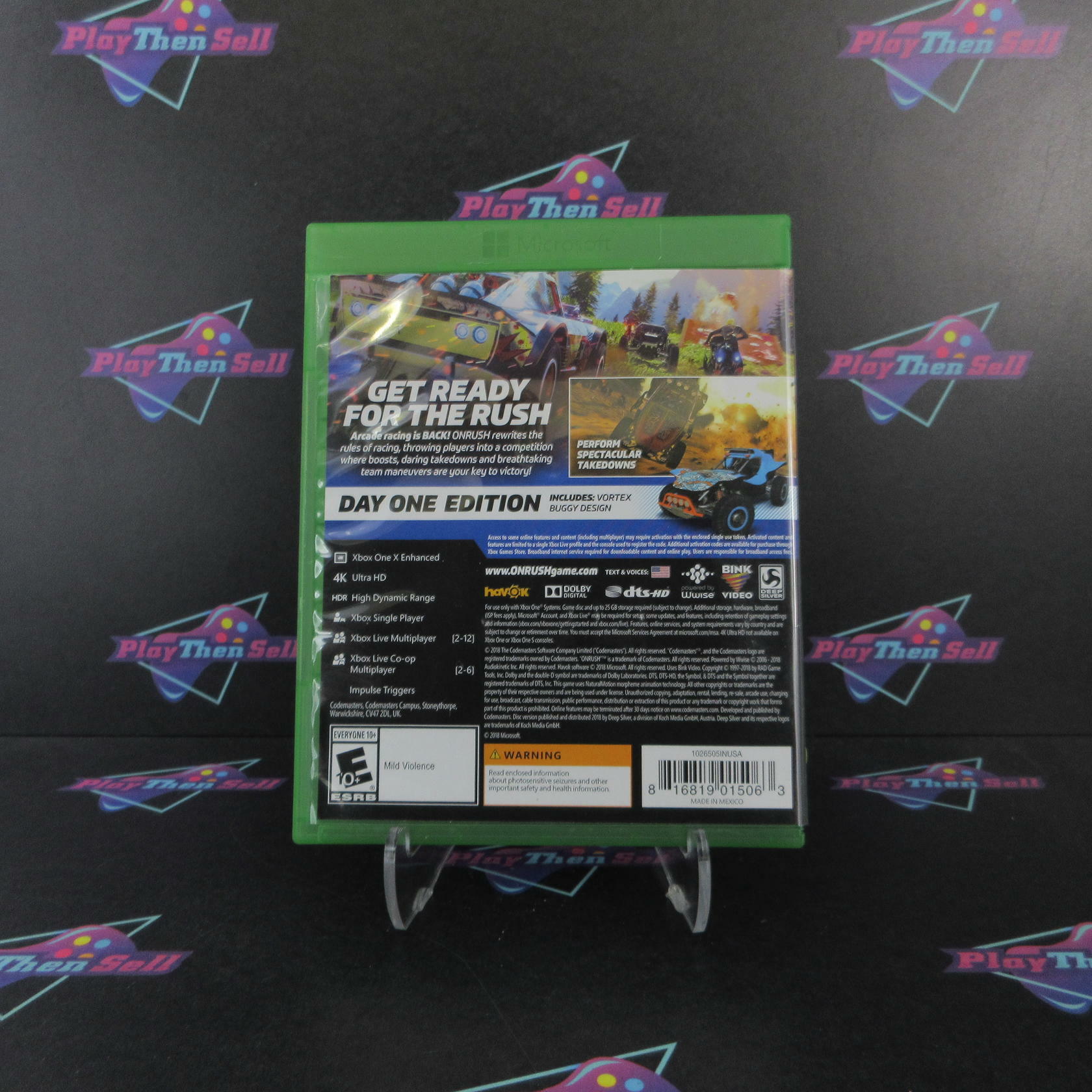 Onrush Day One Edition Xbox One Complete - Excellent