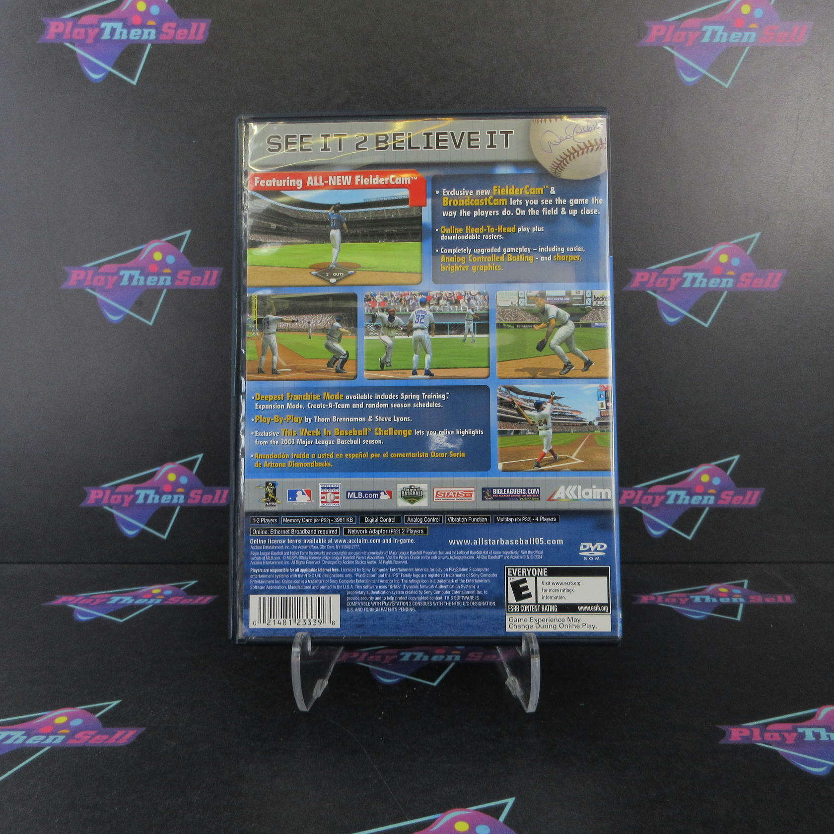 All-Star Baseball 2005 PS2 PlayStation 2 + Reg Card Complete - Excellent