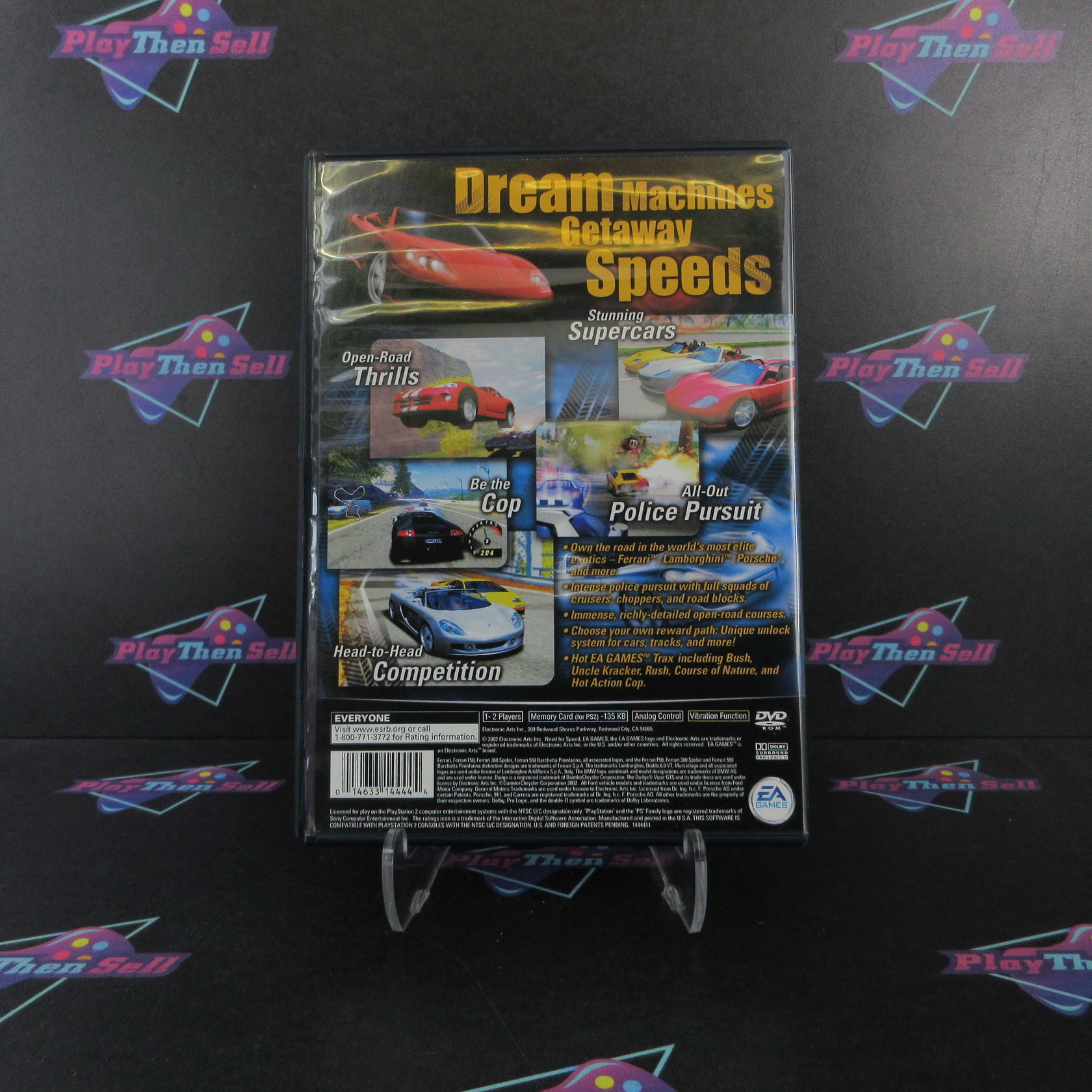 Need for Speed Hot Pursuit 2 PS2 PlayStation 2 Complete - Excellent