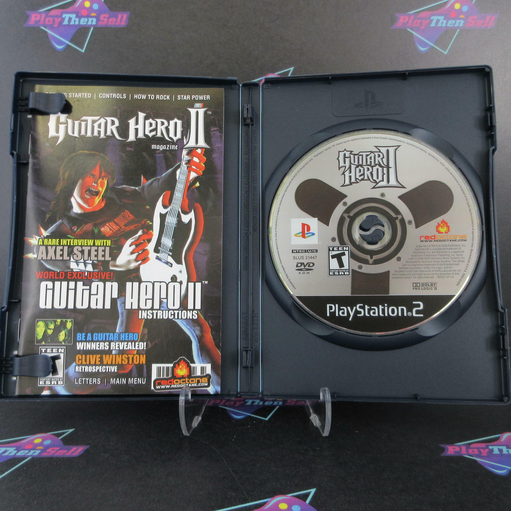 Guitar Hero II (2) PS2 PlayStation 2 Complete - Excellent