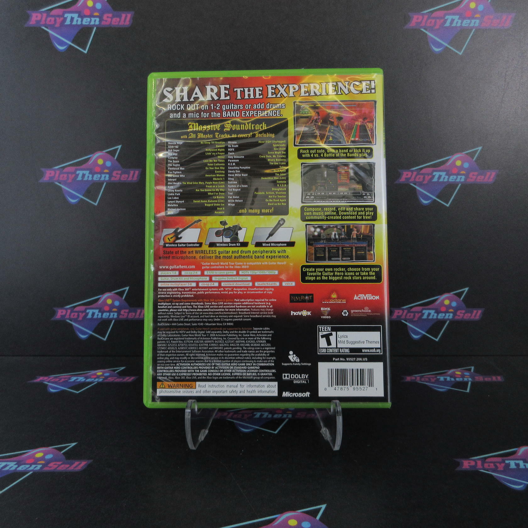 Guitar Hero World Tour Xbox 360 Complete - Excellent
