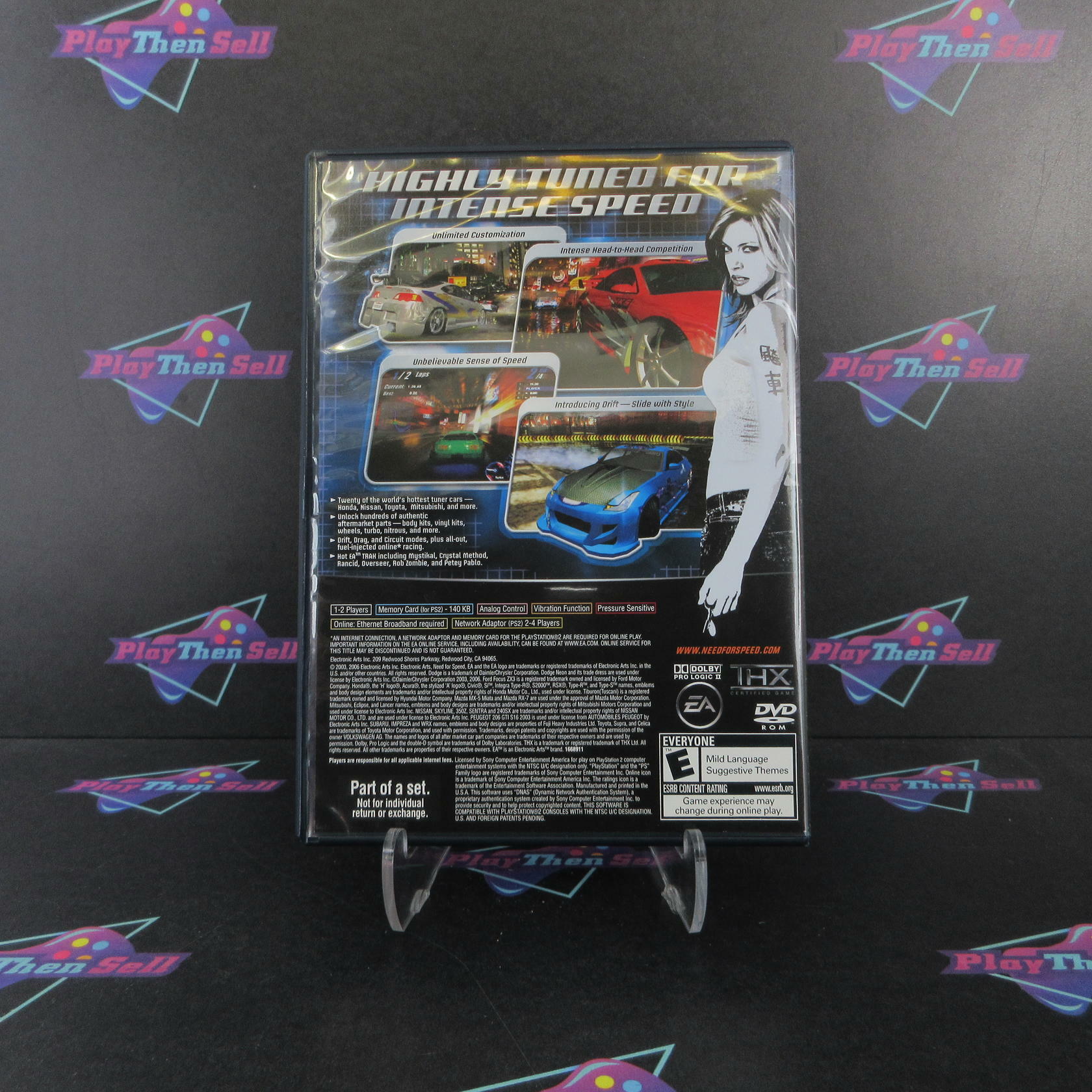 Need for Speed Underground Playstation 2 PS2 Complete - Excellent