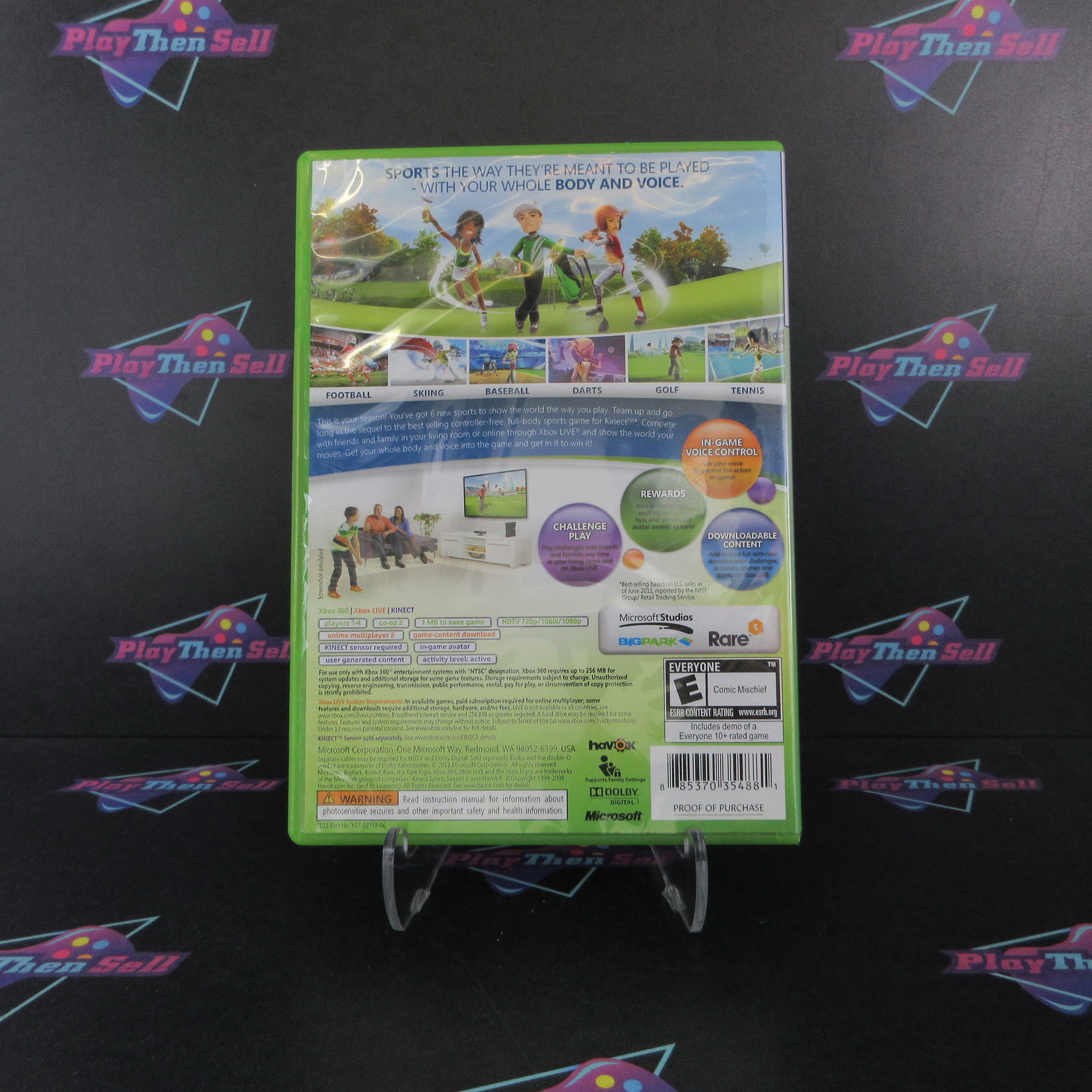 Kinect Sports Season Two Xbox 360 Complete - Excellent