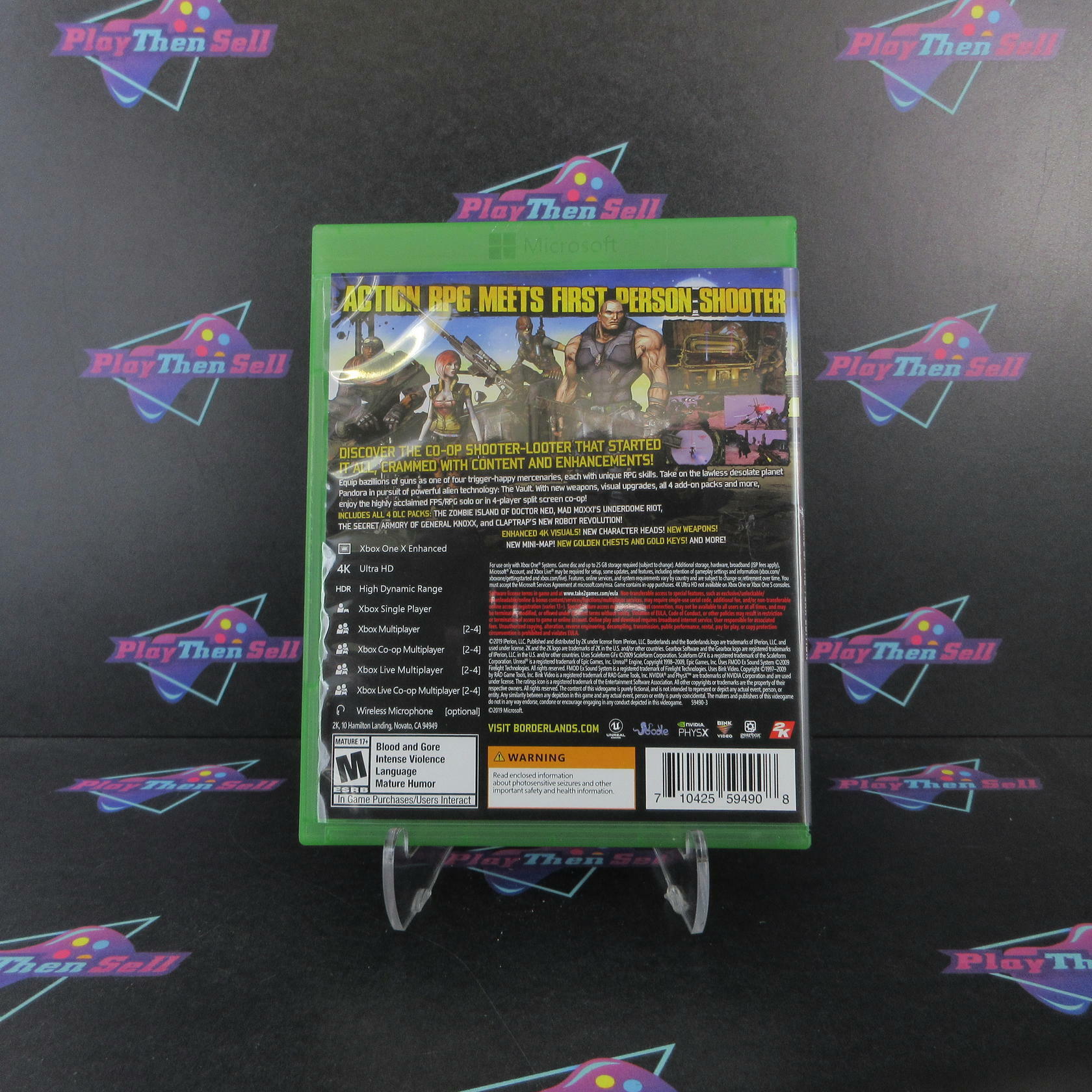 Borderlands Game of The Year Edition Xbox One Complete - Excellent