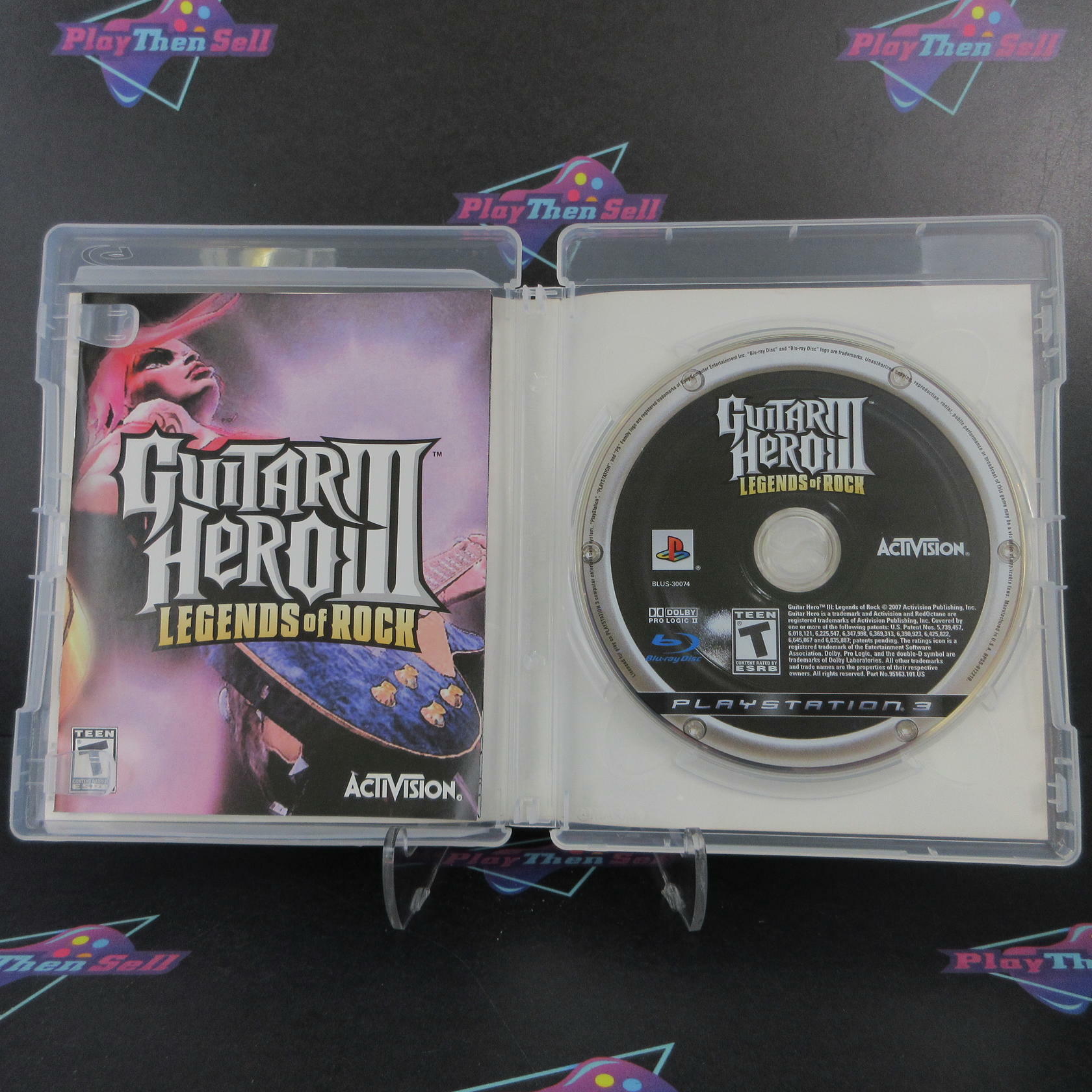 Guitar Hero III Legends of Rock PS3 PlayStation 3 Complete - Excellent