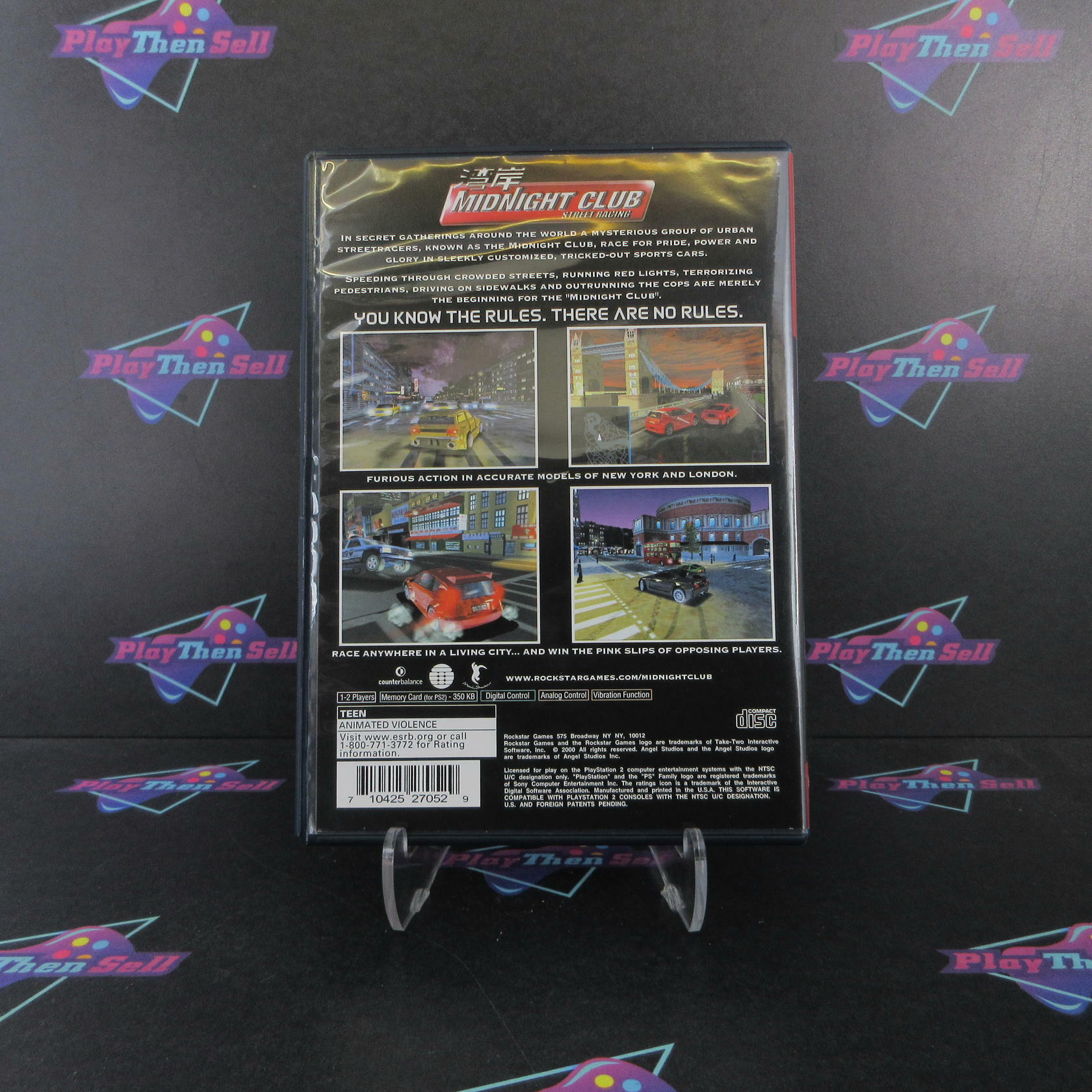 Midnight Club Street Racing PS2 PlayStation 2 GH Complete - Excellent
