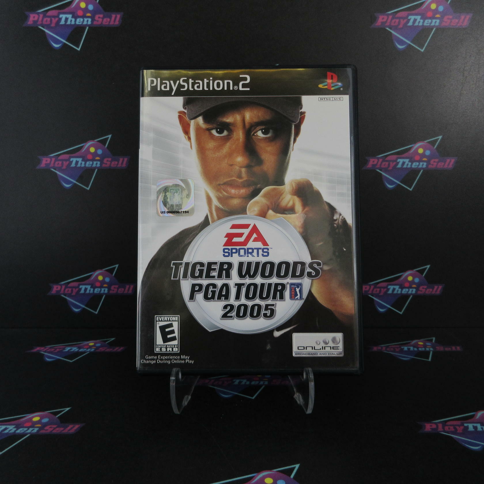 Tiger Woods PGA Tour 2005 PS2 PlayStation 2 Complete - Excellent
