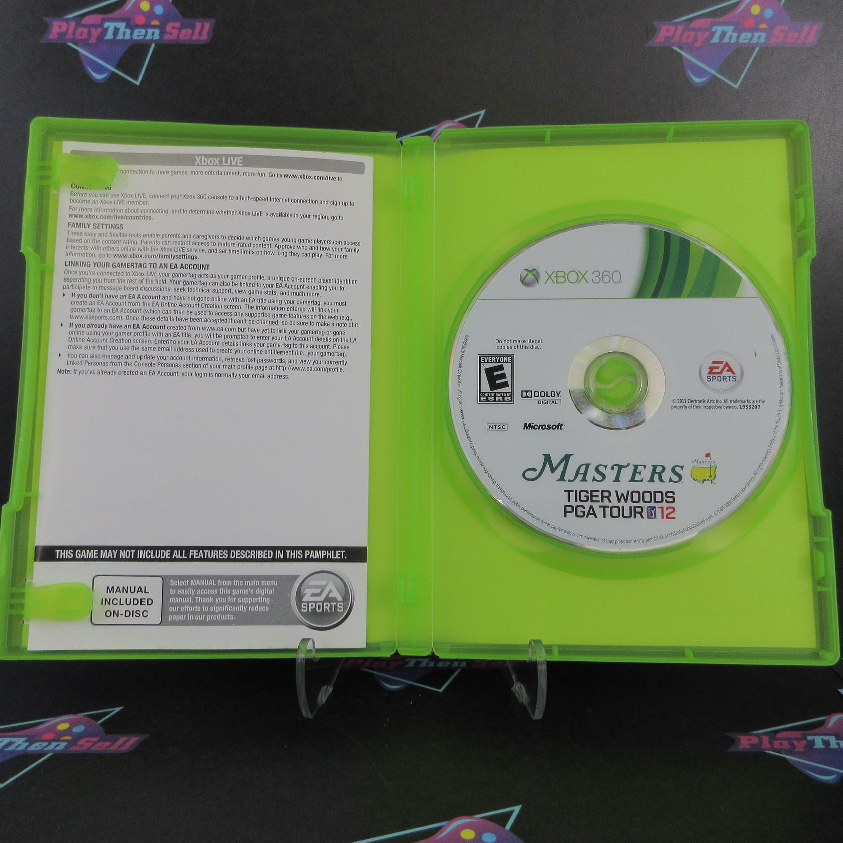 Tiger Woods PGA Tour 12 The Masters Xbox 360 Complete - Excellent