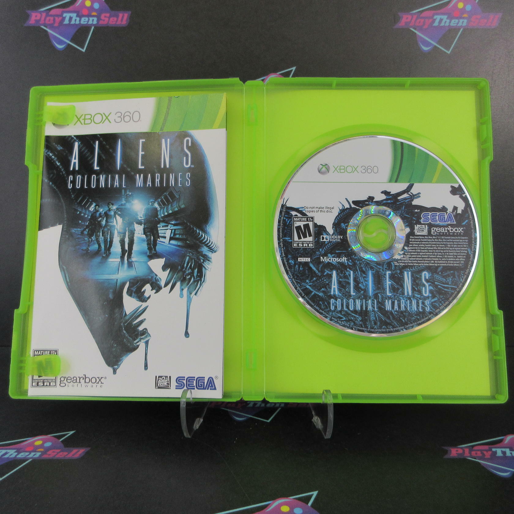 Aliens Colonial Marines Walmart Edition Xbox 360 + Sticker Complete - Excellent