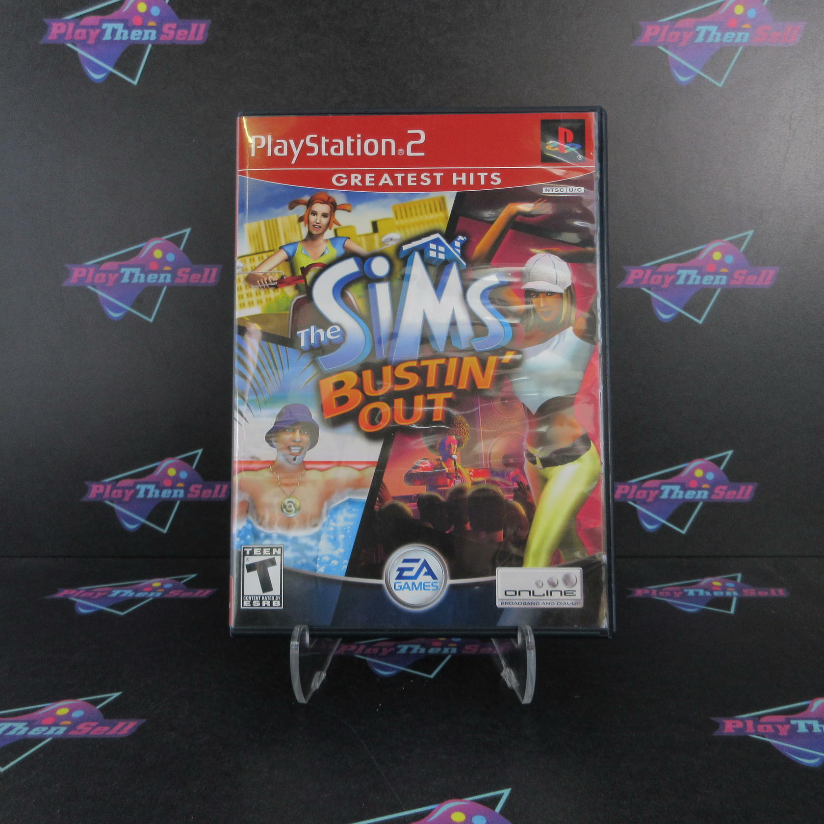 The Sims Bustin' Out PS2 PlayStation 2 GH Complete - Excellent