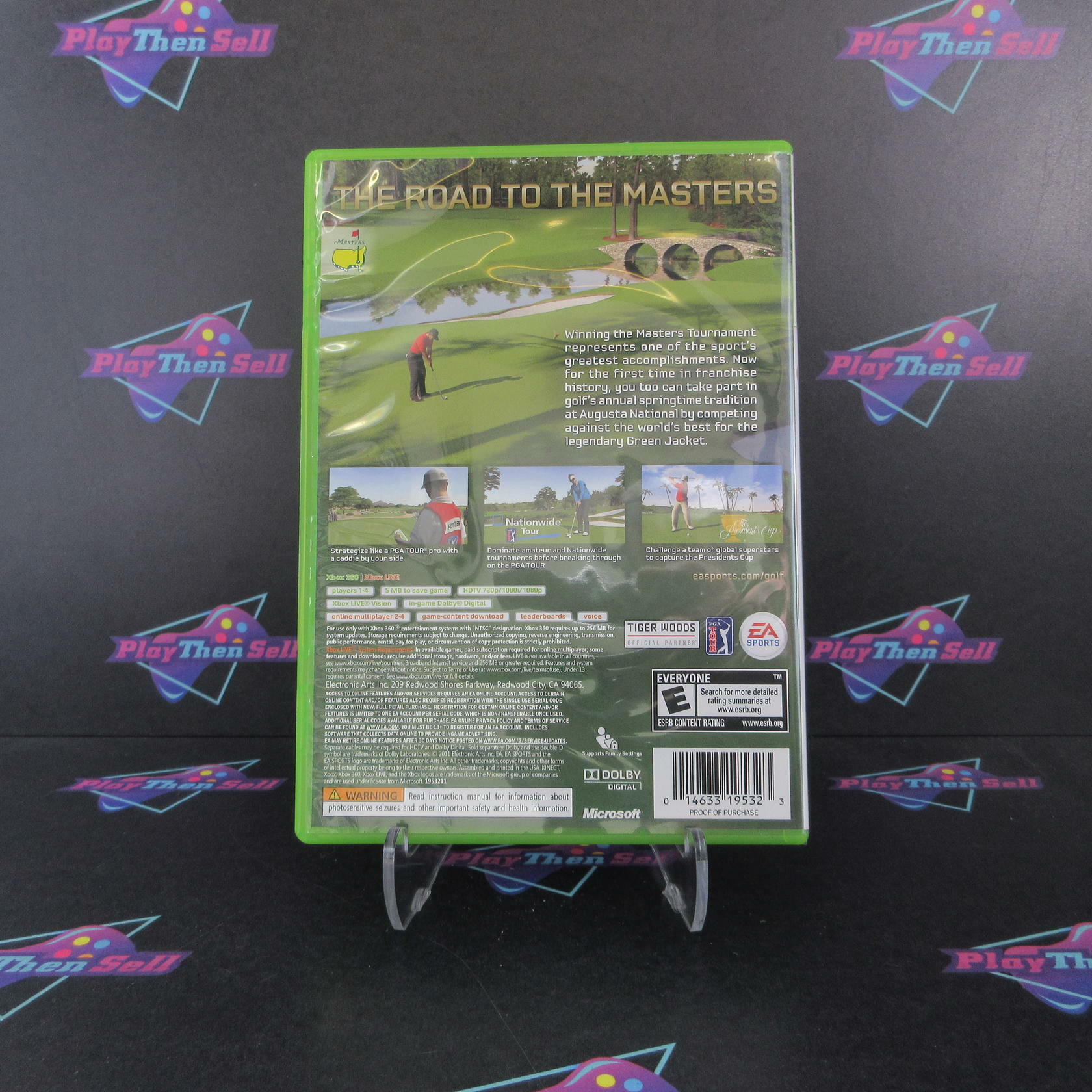 Tiger Woods PGA Tour 12 The Masters Xbox 360 Complete - Excellent