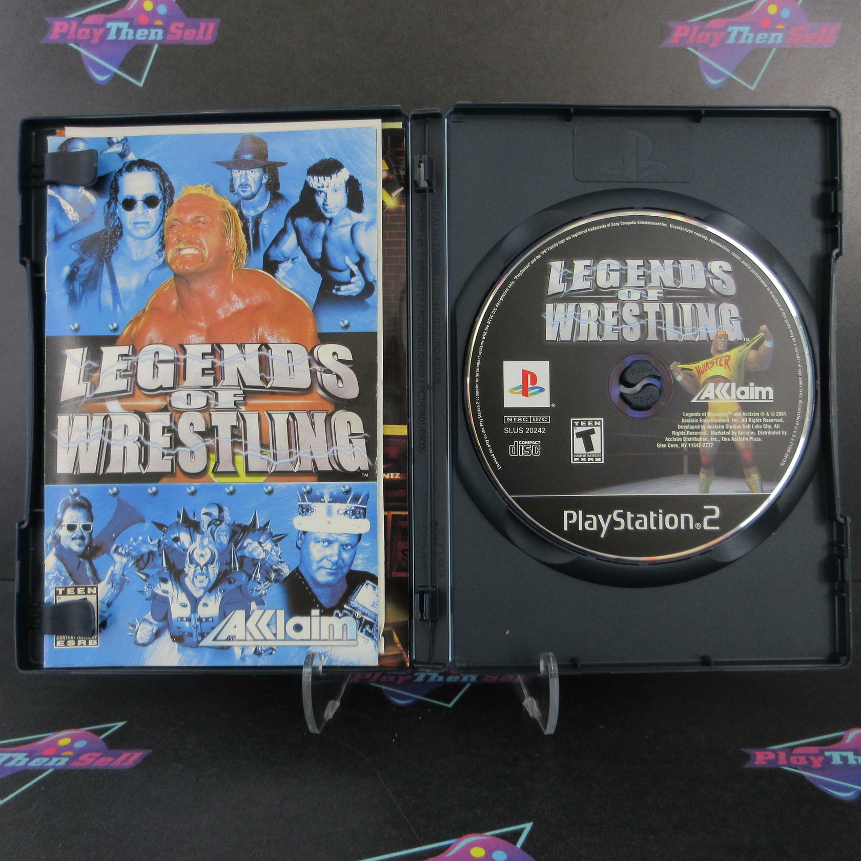 Legends of Wrestling PS2 PlayStation 2 + Reg Card Complete - Excellent