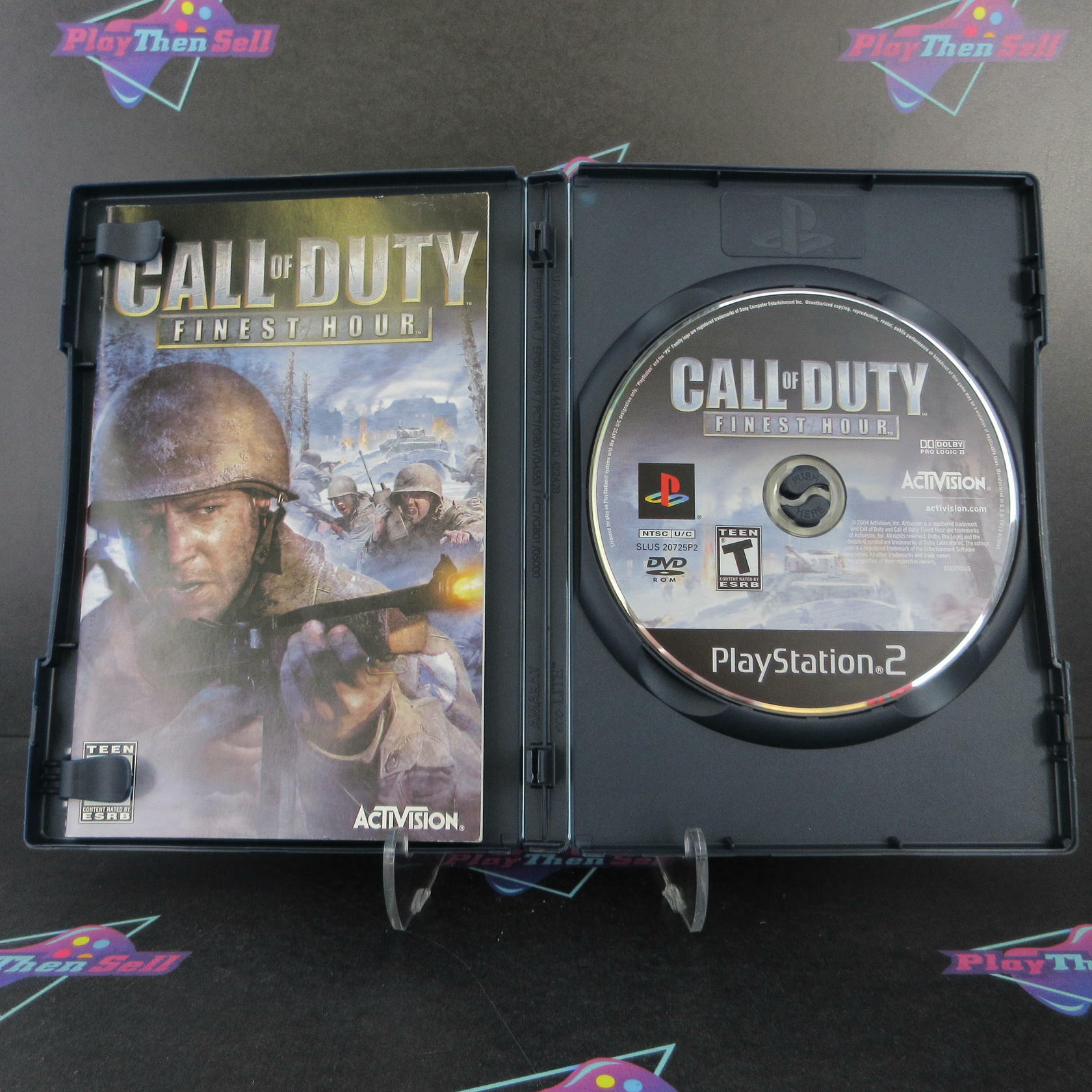 Call of Duty Finest Hour PS2 PlayStation 2 Complete - Excellent