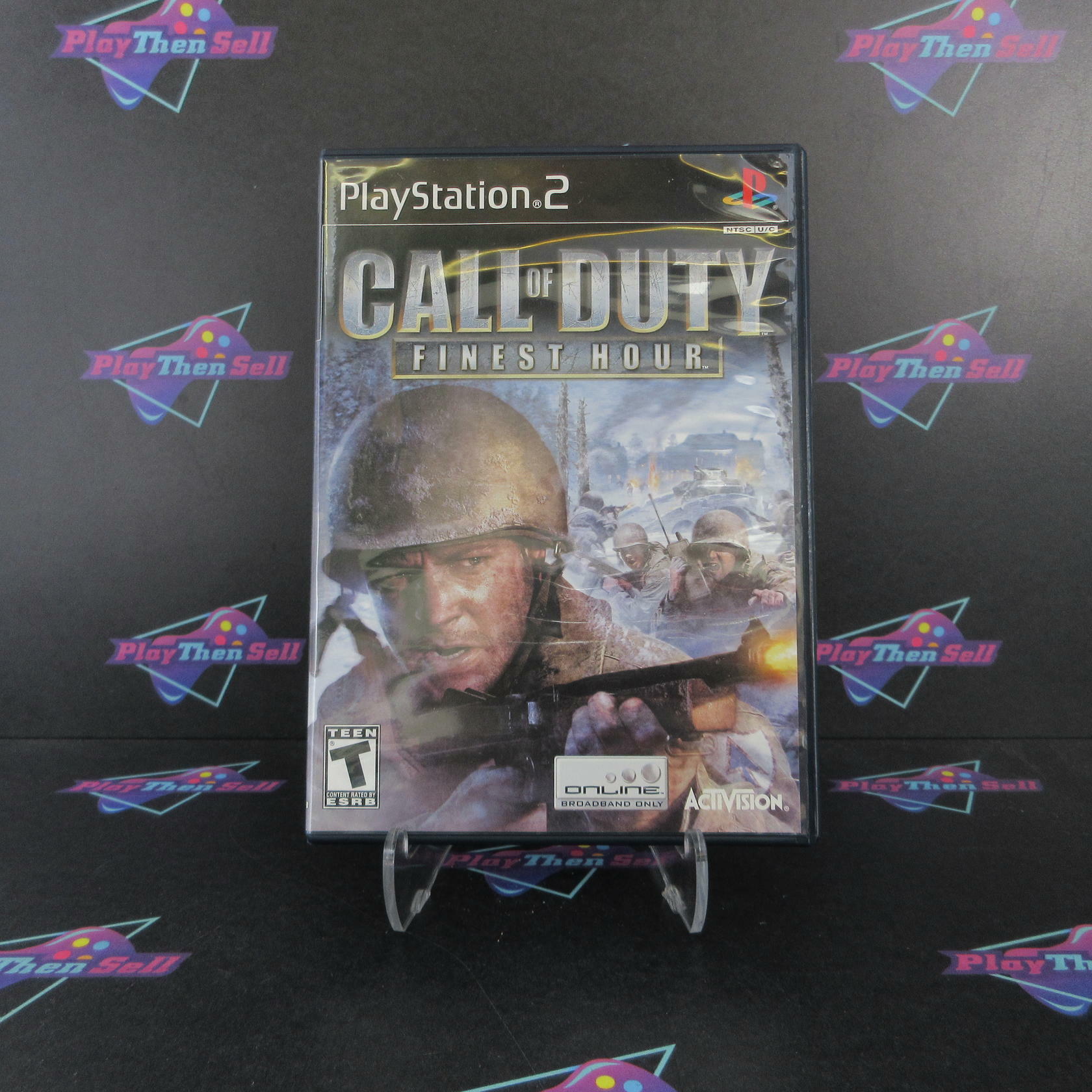 Call of Duty Finest Hour PS2 PlayStation 2 Complete - Excellent