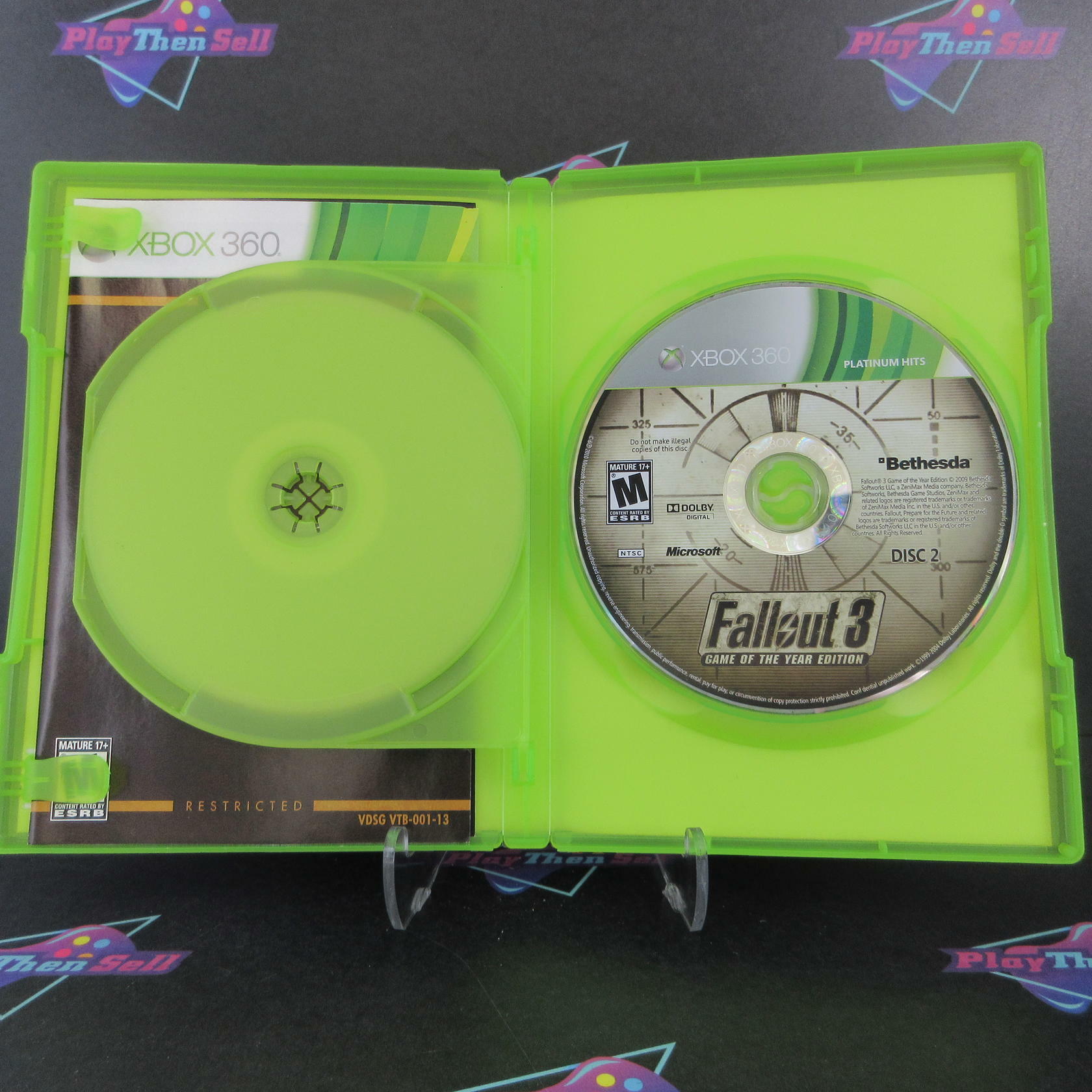 Fallout 3 GOTY Xbox 360 Platinum Hits Complete - Excellent