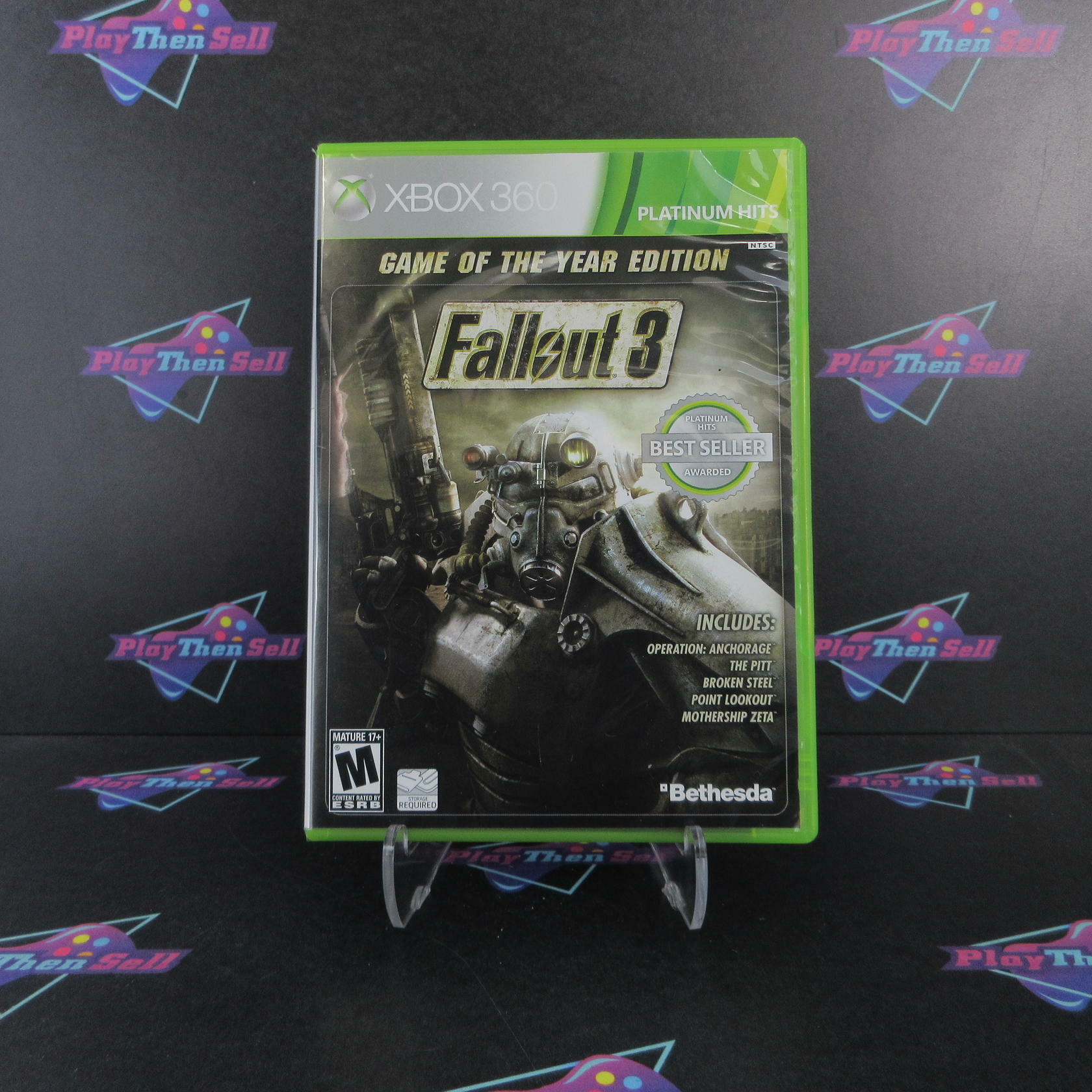 Fallout 3 GOTY Xbox 360 Platinum Hits Complete - Excellent