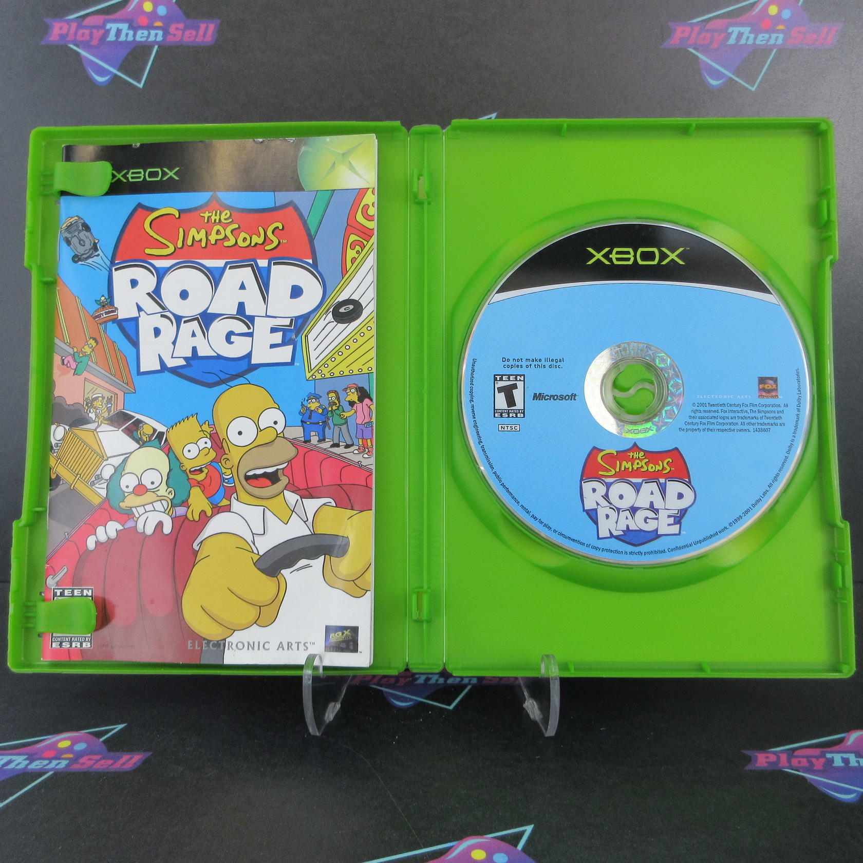 Simpsons Road Rage Xbox Platinum Hits Complete - Refurbished