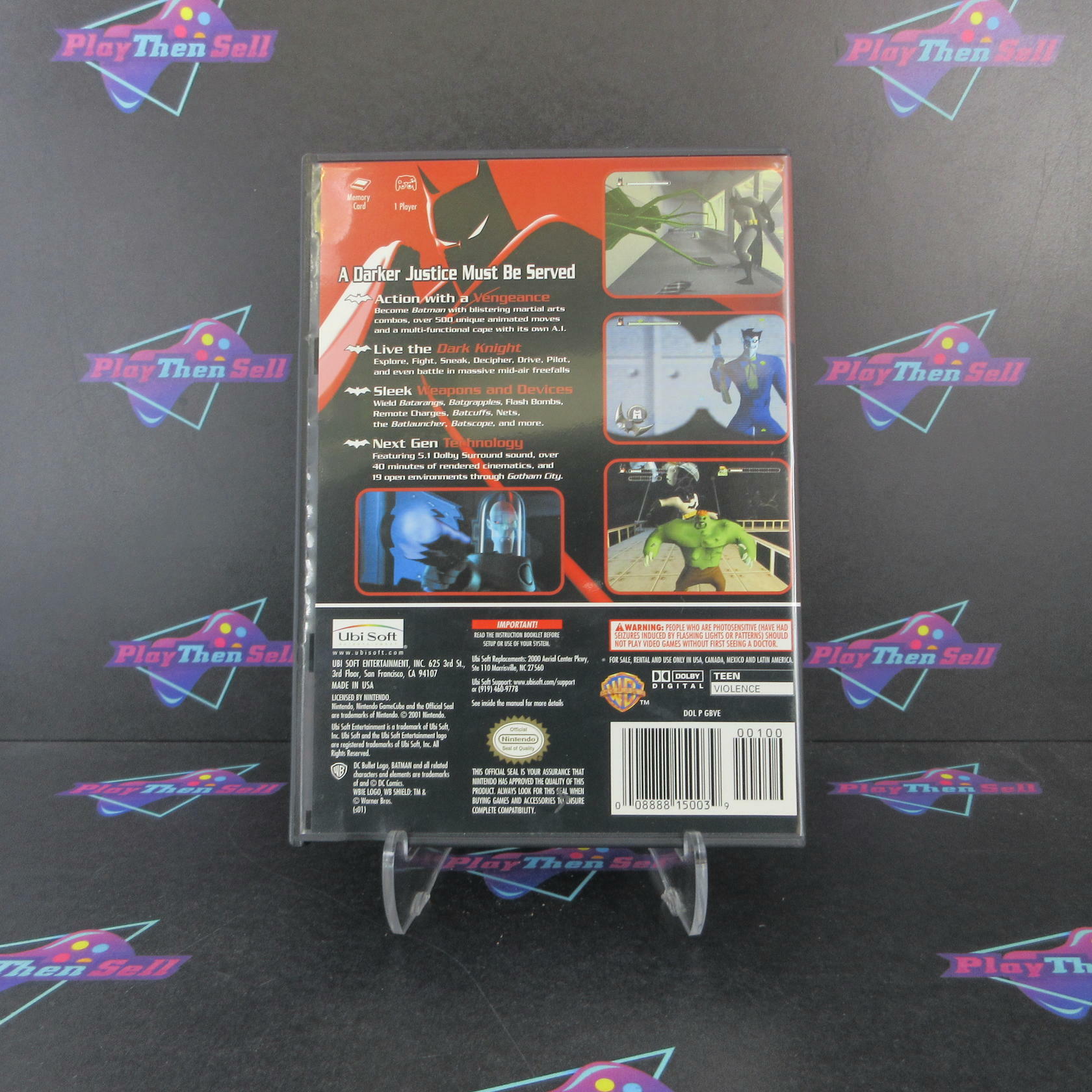 Batman Vengeance Nintendo Gamecube + Reg Card Complete - Refurbished