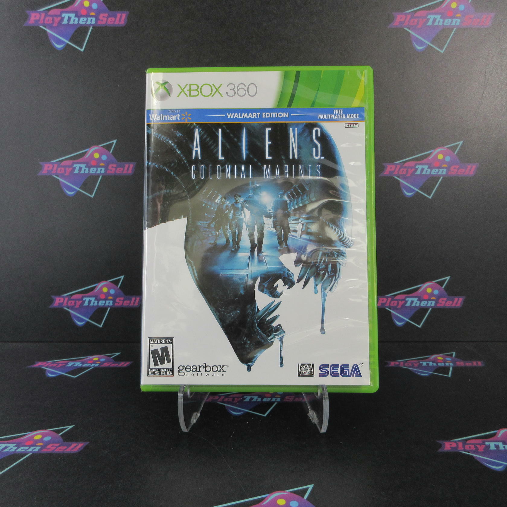 Aliens Colonial Marines Walmart Edition Xbox 360 + Sticker Complete - Excellent