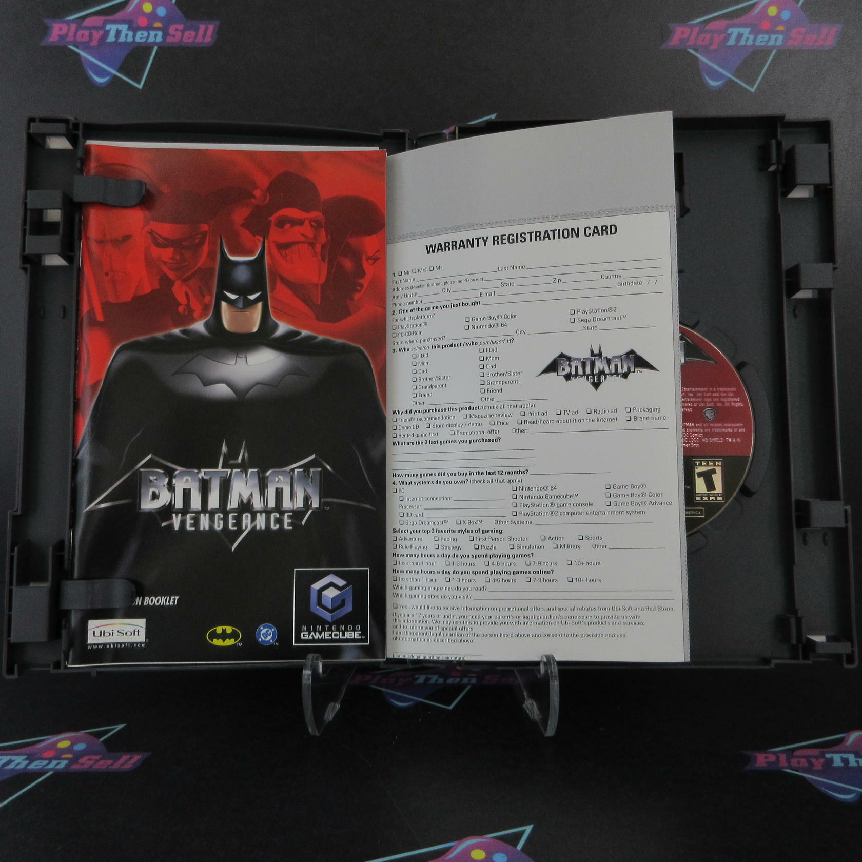 Batman Vengeance Nintendo Gamecube + Reg Card Complete - Refurbished