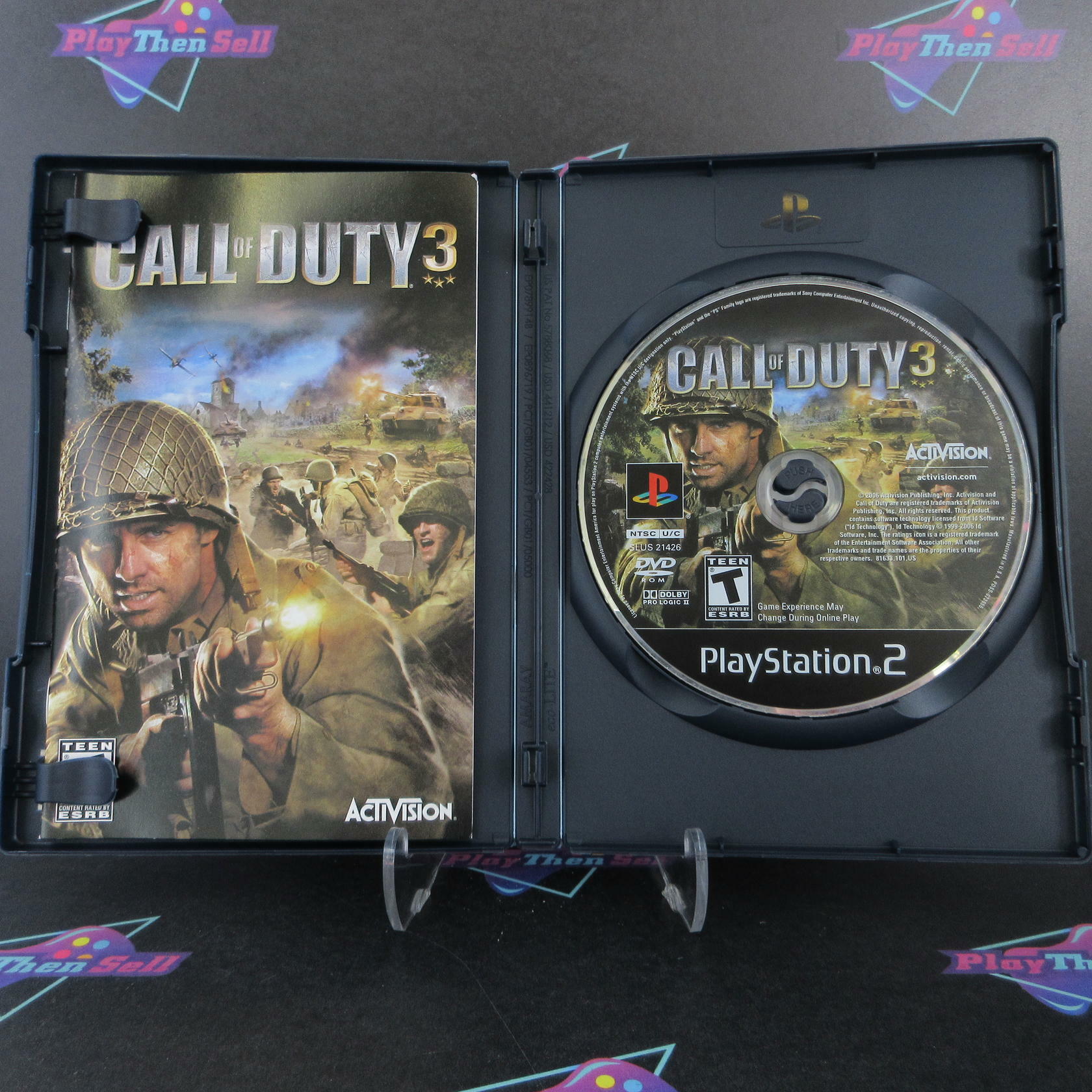Call of Duty 3 PS2 PlayStation 2 Complete - Excellent