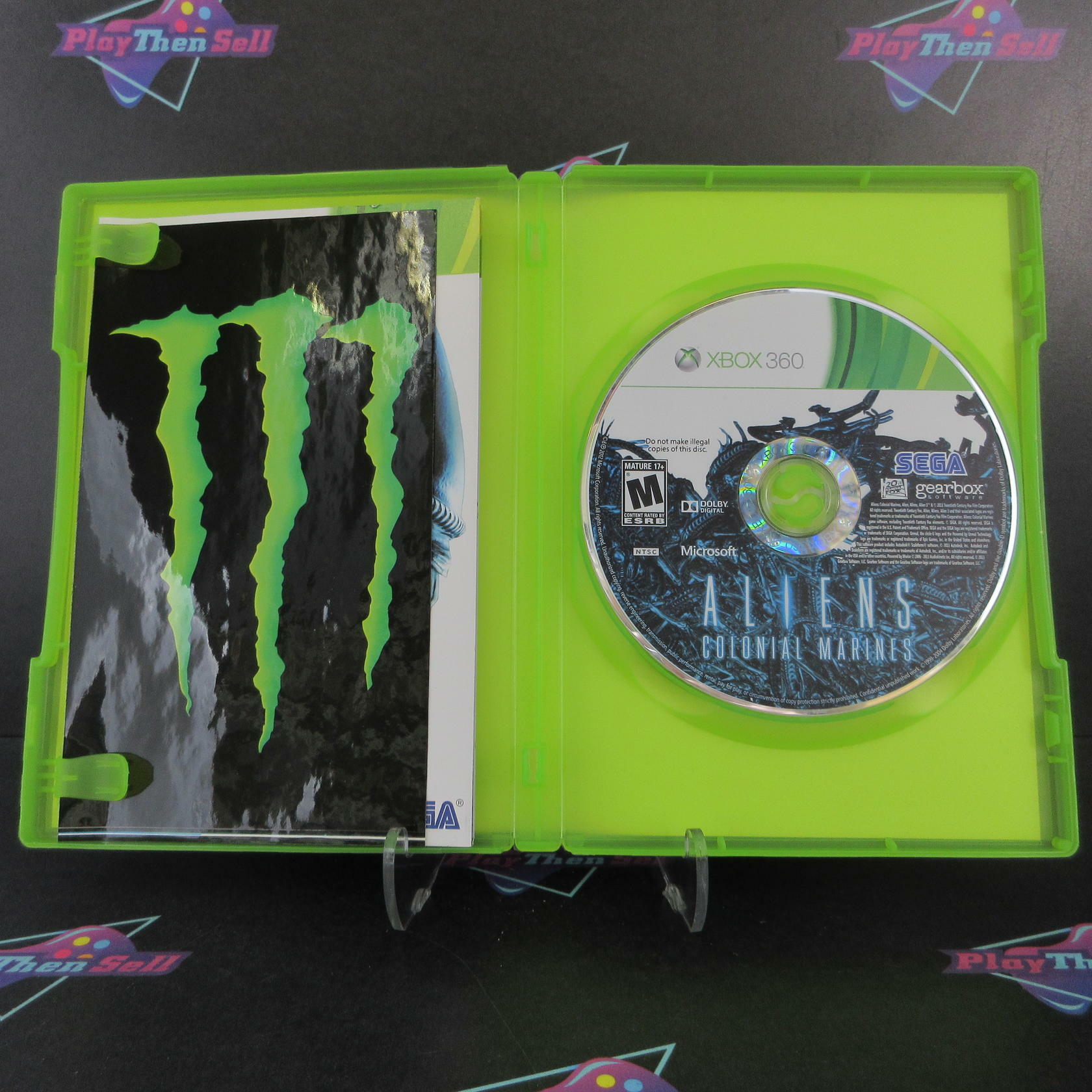 Aliens Colonial Marines Walmart Edition Xbox 360 + Sticker Complete - Excellent