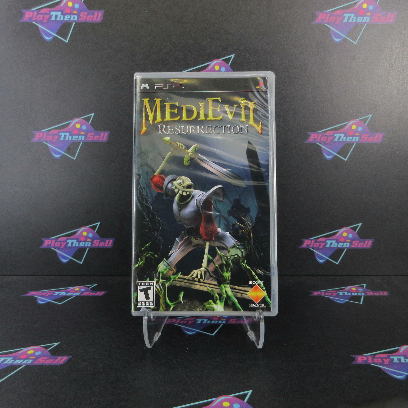 MediEvil Resurrection Sony PSP Clear UMD + Reg Card Complete - Excellent