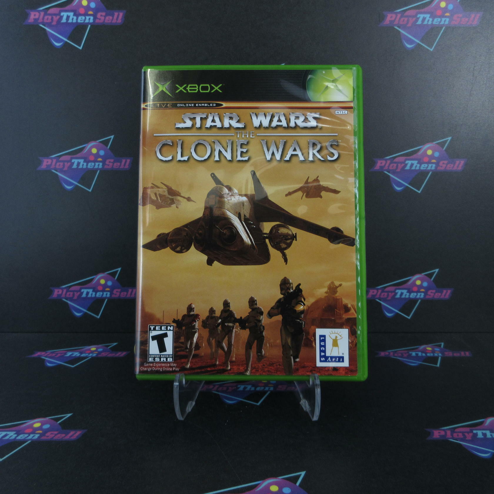 Star Wars Clone Wars Xbox + Reg Card Complete - Refurbished