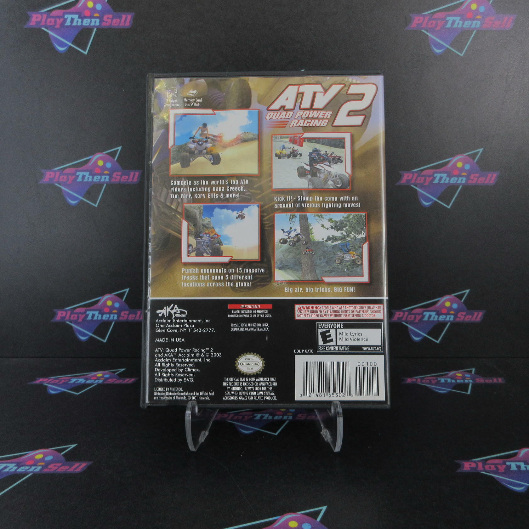 ATV Quad Power Racing 2 Nintendo GameCube Complete - Refurbished