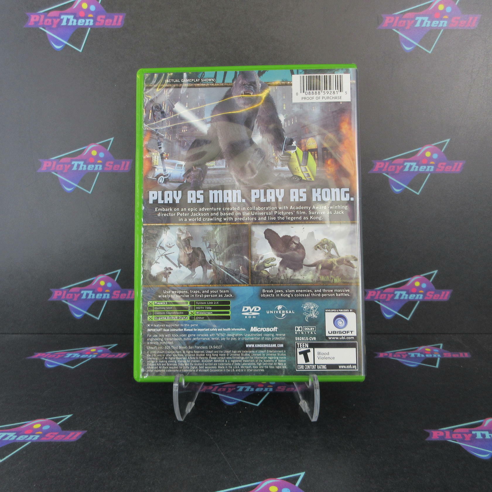 Peter Jackson's King Kong Xbox + Movie Ticket Complete - Refurbished